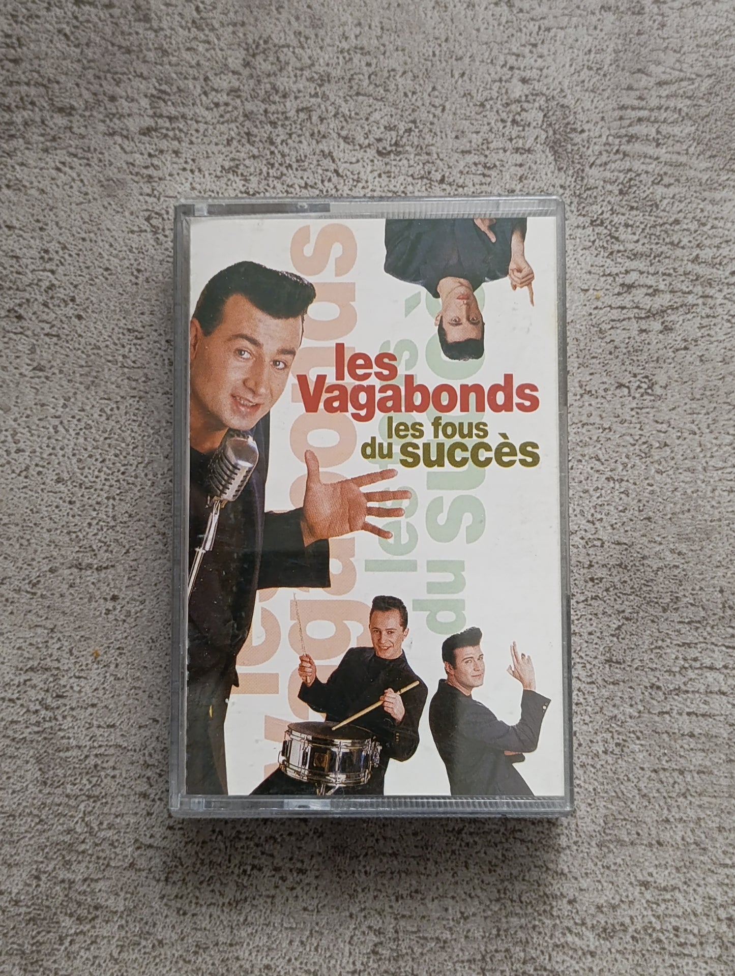 K7 audio Les Vagabonds Les fous du succès cassette rock français vintage