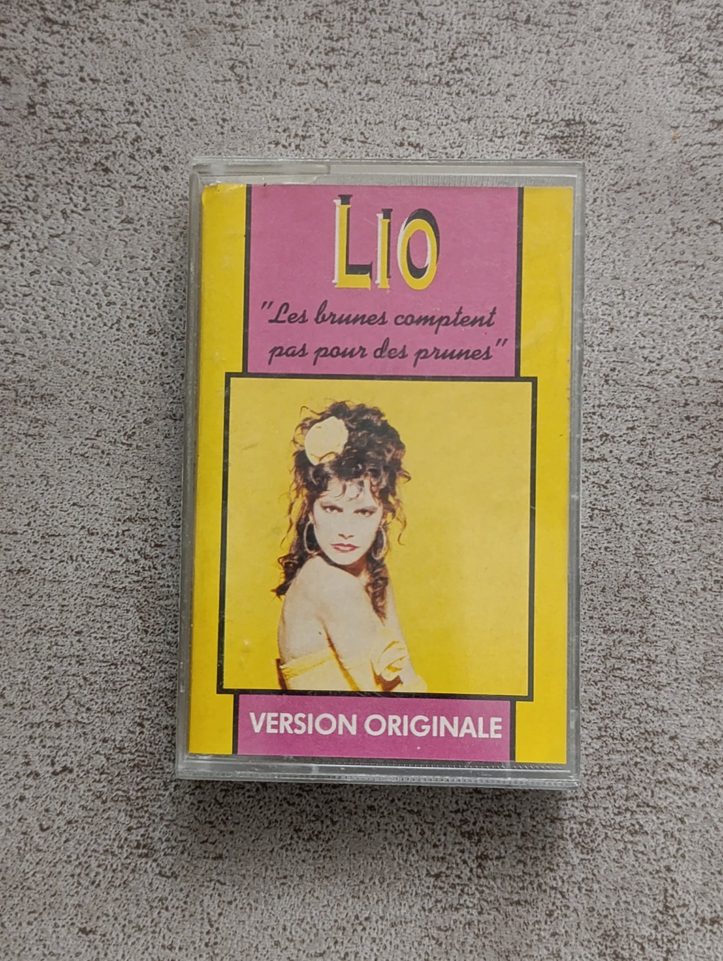 K7 audio Lio Les brunes comptent pas pour des prunes version originale cassette vintage