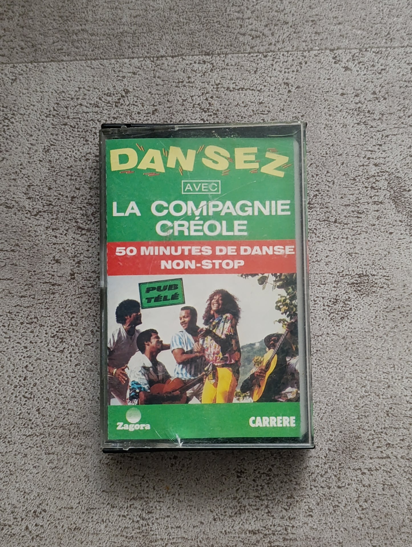 K7 audio Dansez avec La Compagnie Créole cassette 50 minutes de danse non stop