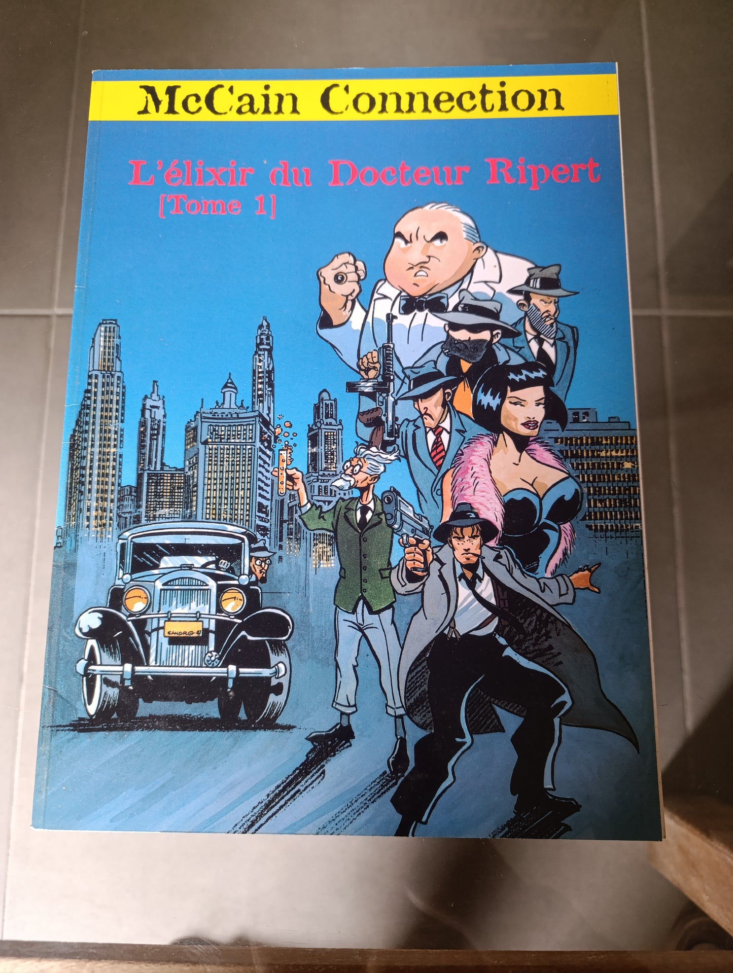 BD McCain Connection L’élixir du Docteur Ripert Tome 1 bande dessinée vintage