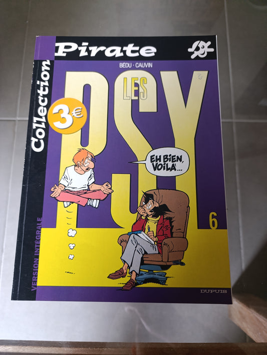 BD Les Psy Tome 6 Bedu Cauvin édition Dupuis collection humour