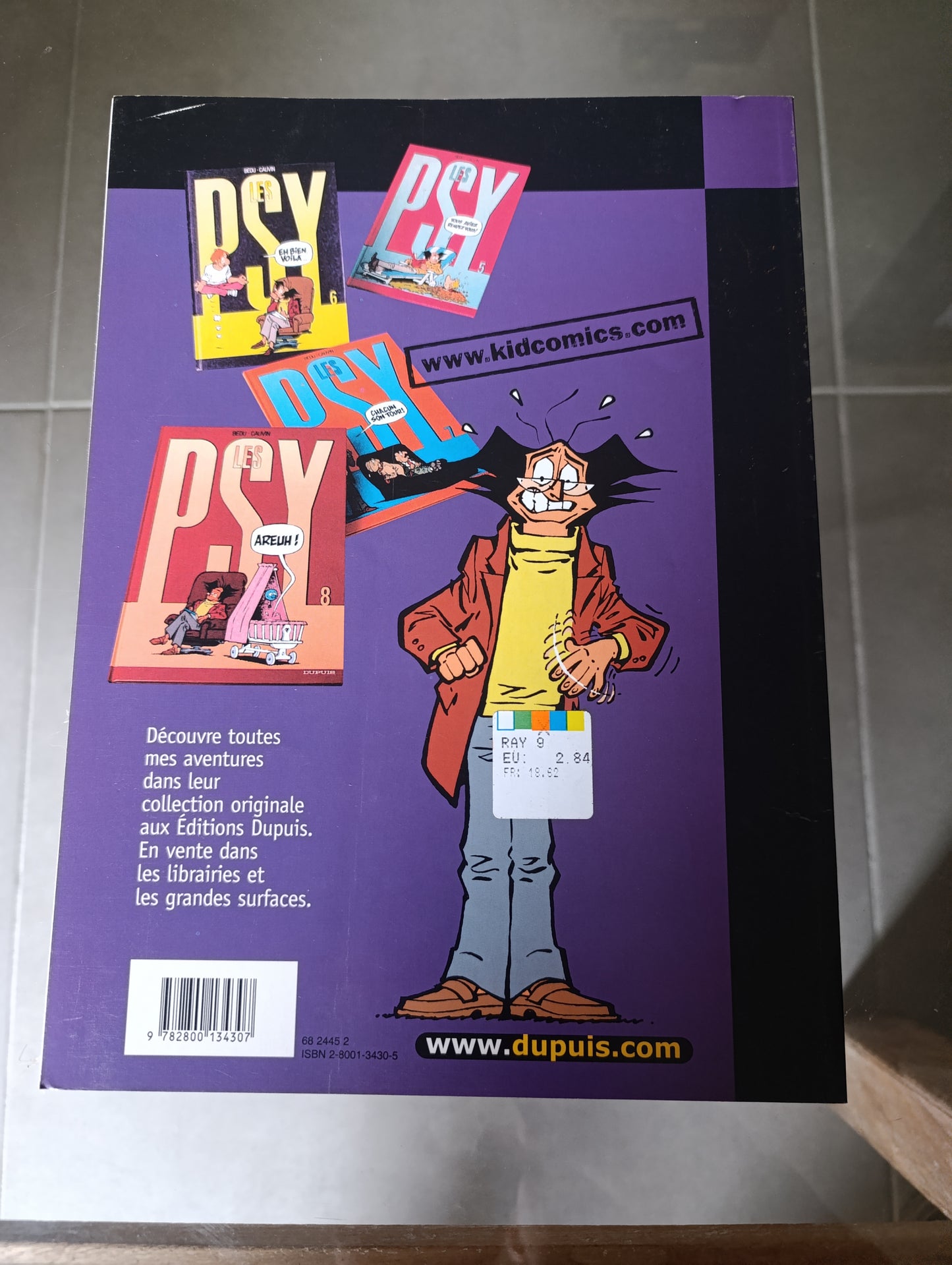BD Les Psy Tome 6 Bedu Cauvin édition Dupuis collection humour