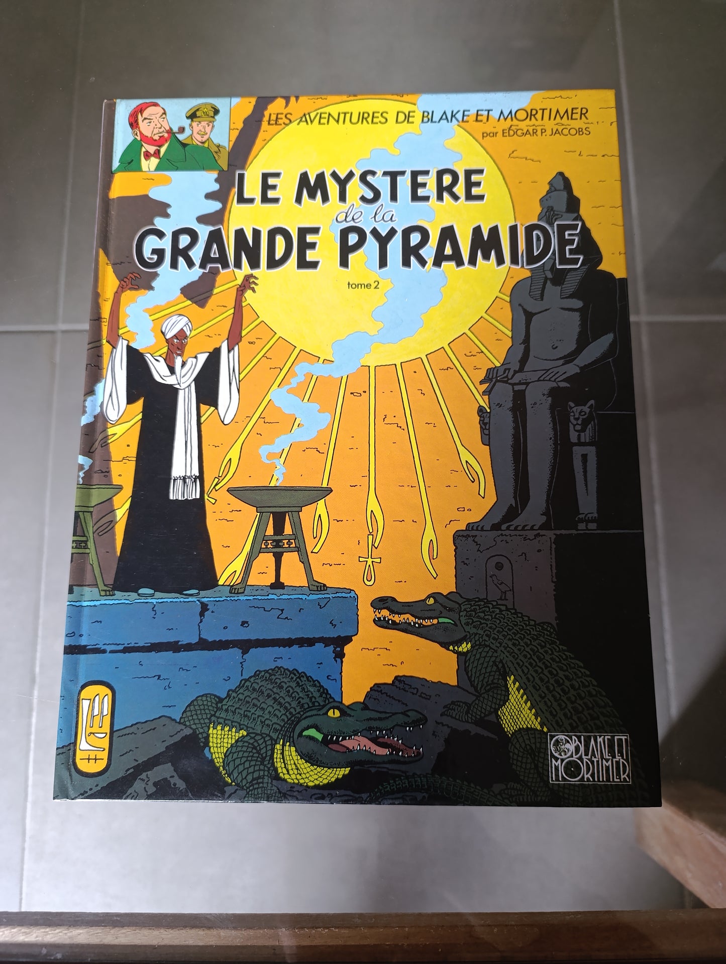 BD Blake et Mortimer Le Mystère de la Grande Pyramide Tome 2 Edgar P Jacobs vintage