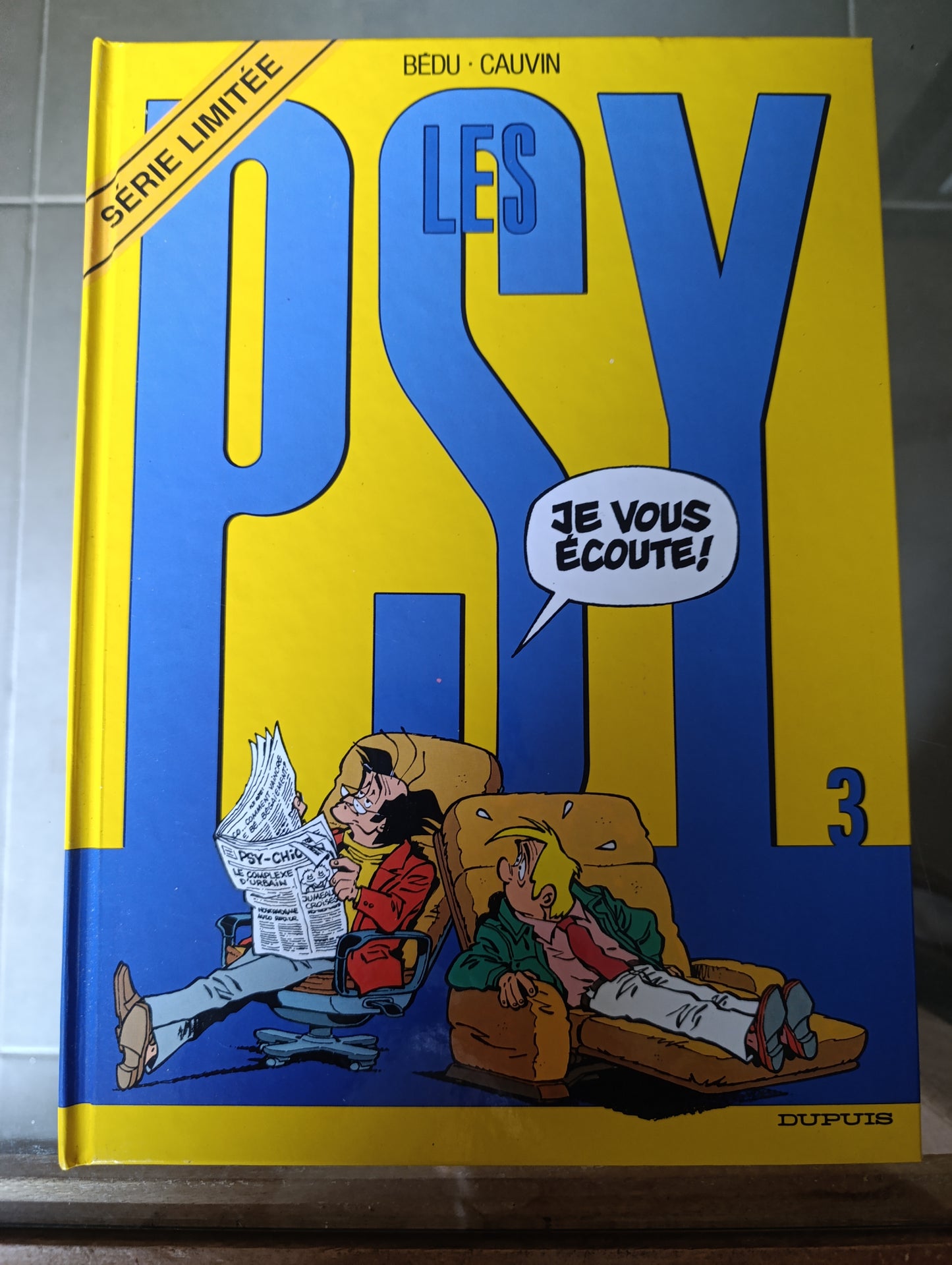 BD Les Psy Tome 3 Bédù Cauvin Dupuis série limitée