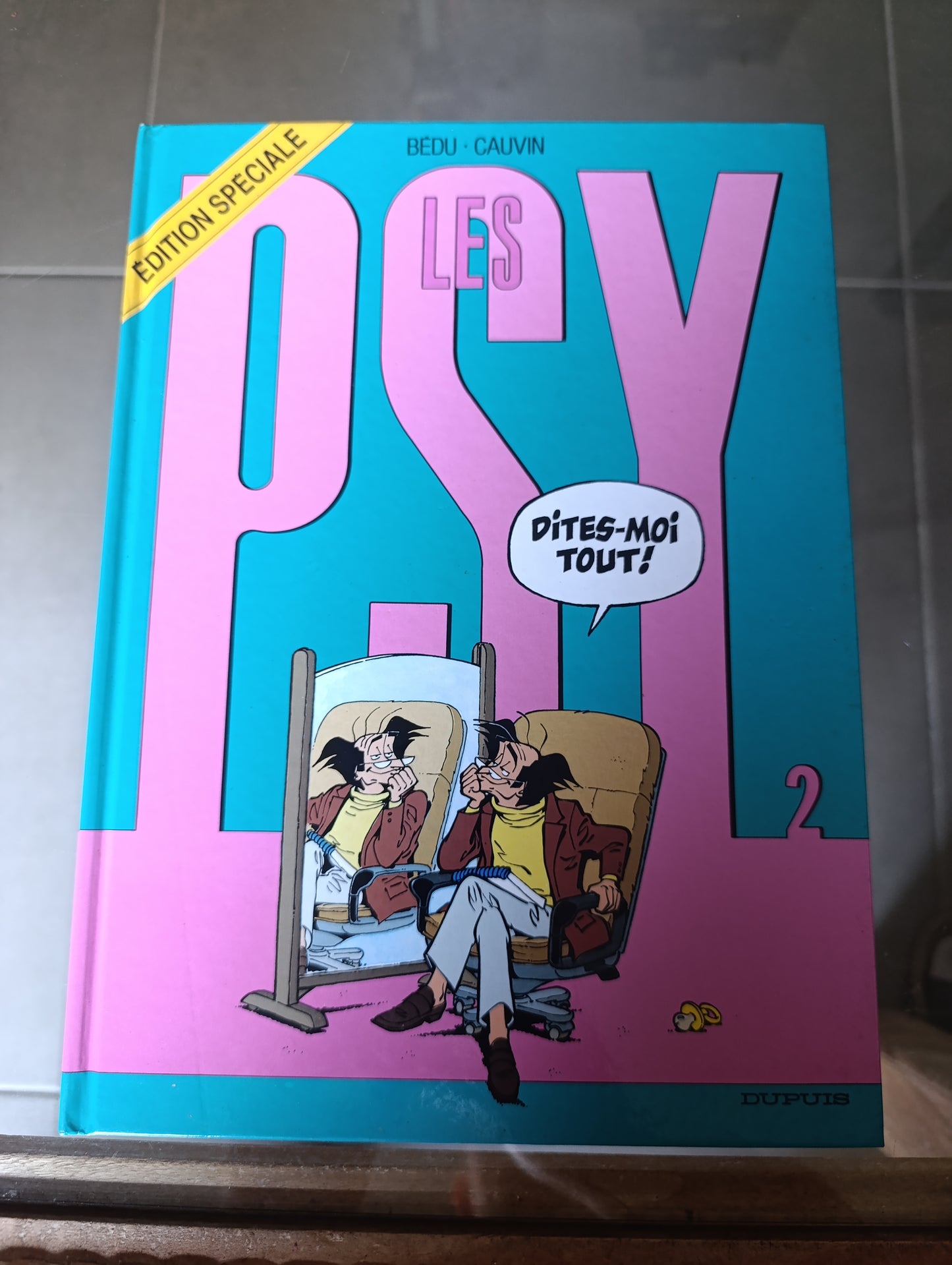 BD Les Psy Tome 2 Bédù Cauvin Dupuis édition spéciale