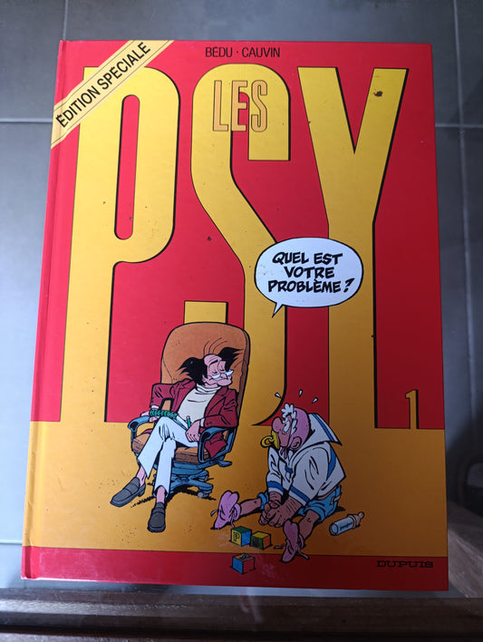 BD Les Psy Tome 1 Bédù Cauvin Dupuis édition spéciale