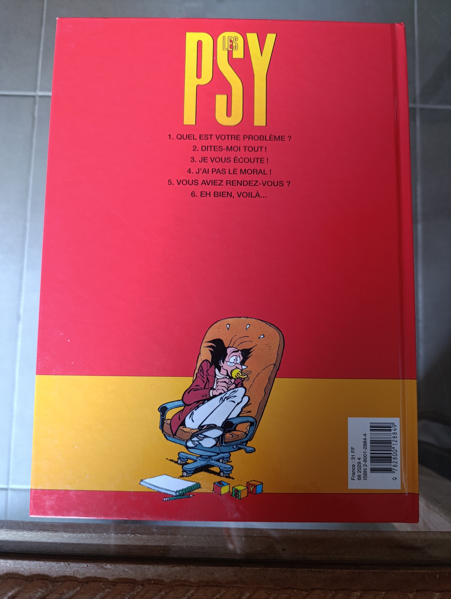 BD Les Psy Tome 1 Bédù Cauvin Dupuis édition spéciale