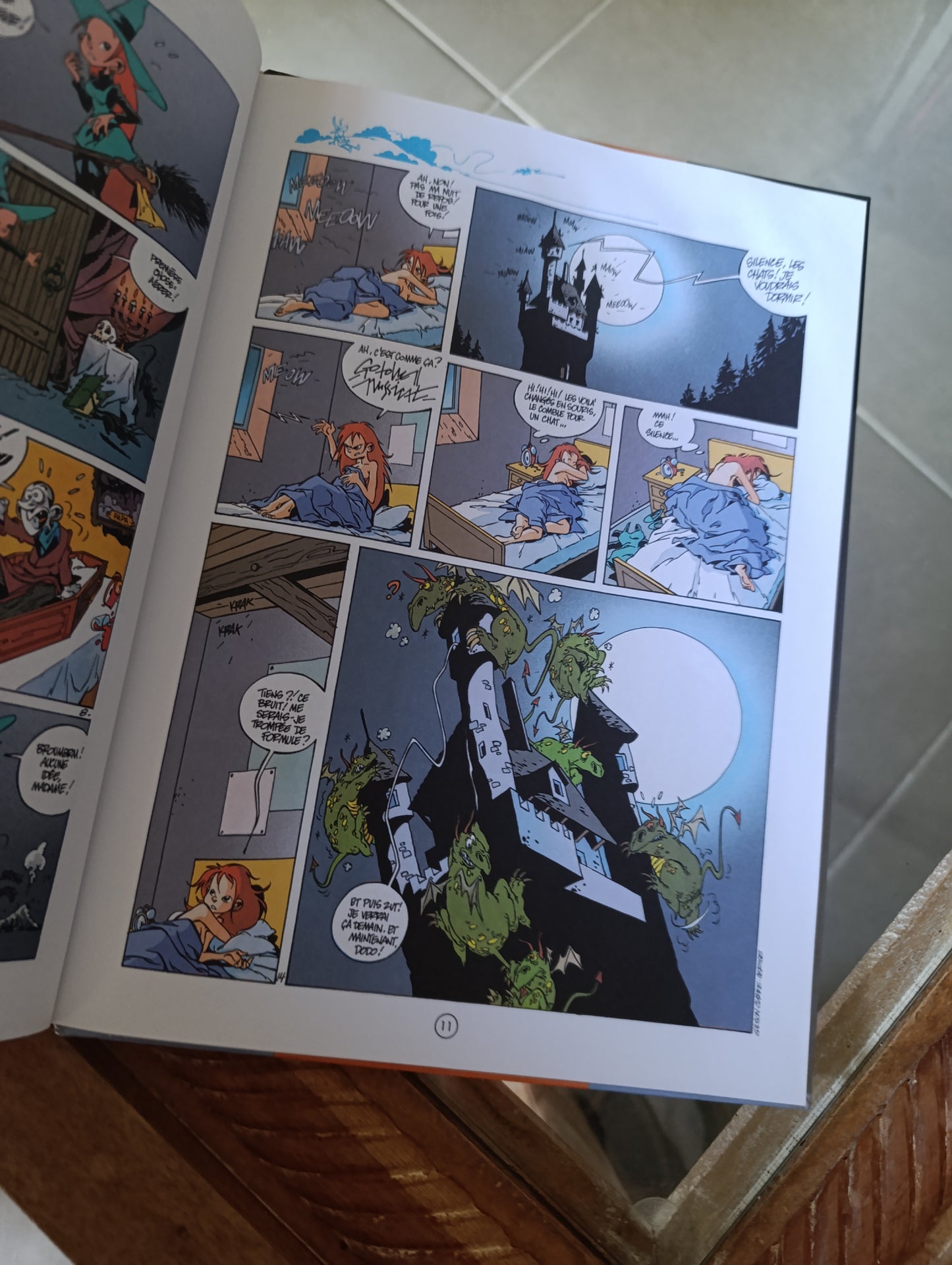 BD Mélusine Sortilèges Clarke Gilson édition Dupuis humour fantasy