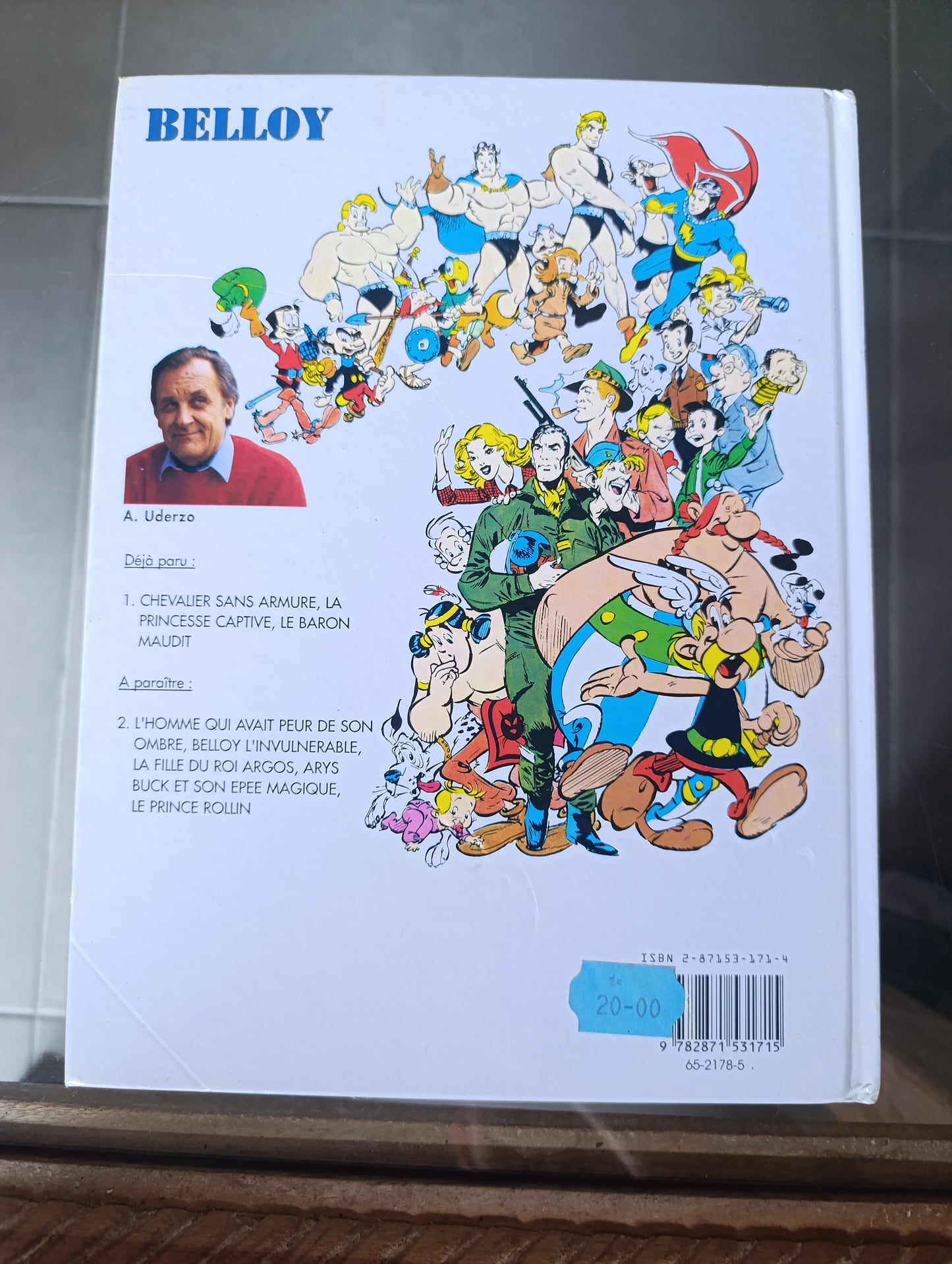 BD Belloy Intégrale Tome 1 Charlier Uderzo édition Lefranc collection vintage