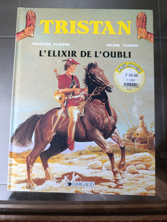 BD Tristan L’élixir de l’oubli Plisson Cornen édition Dargaud aventure historique