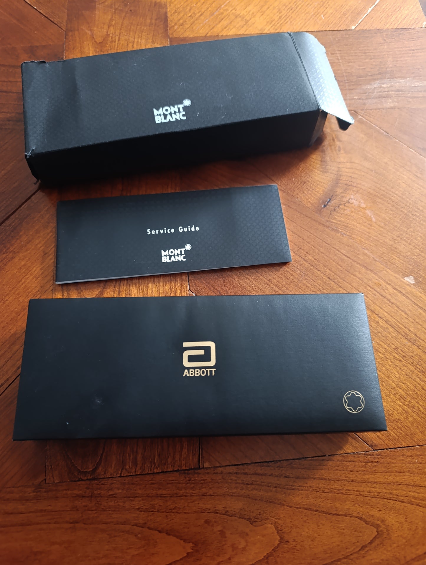 Stylo bille Montblanc Meisterstück coffret Abbott cadeau entreprise luxe