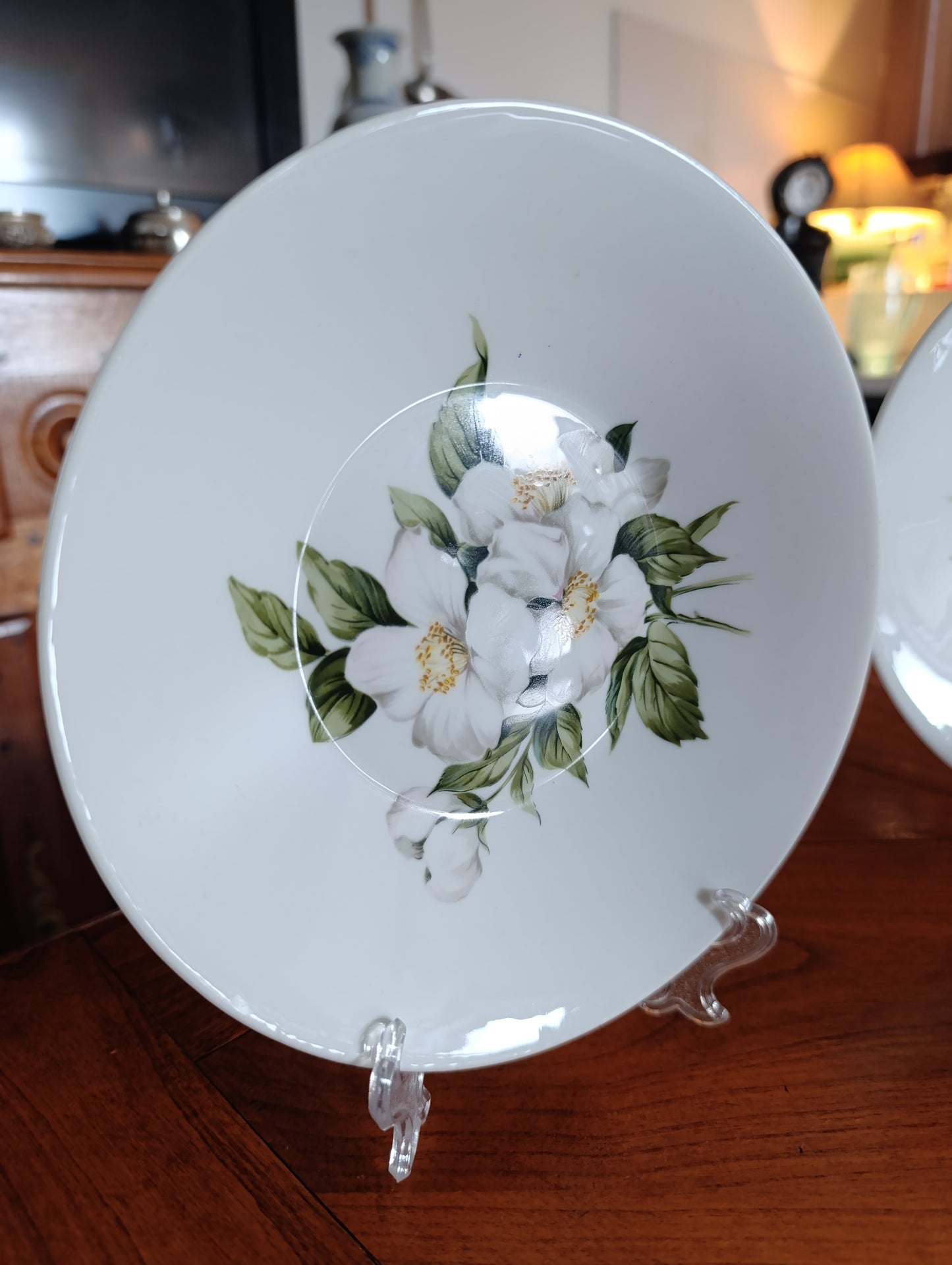 Lot de 2 tasses et soucoupes en porcelaine de Limoges – Porcelaine de Paris