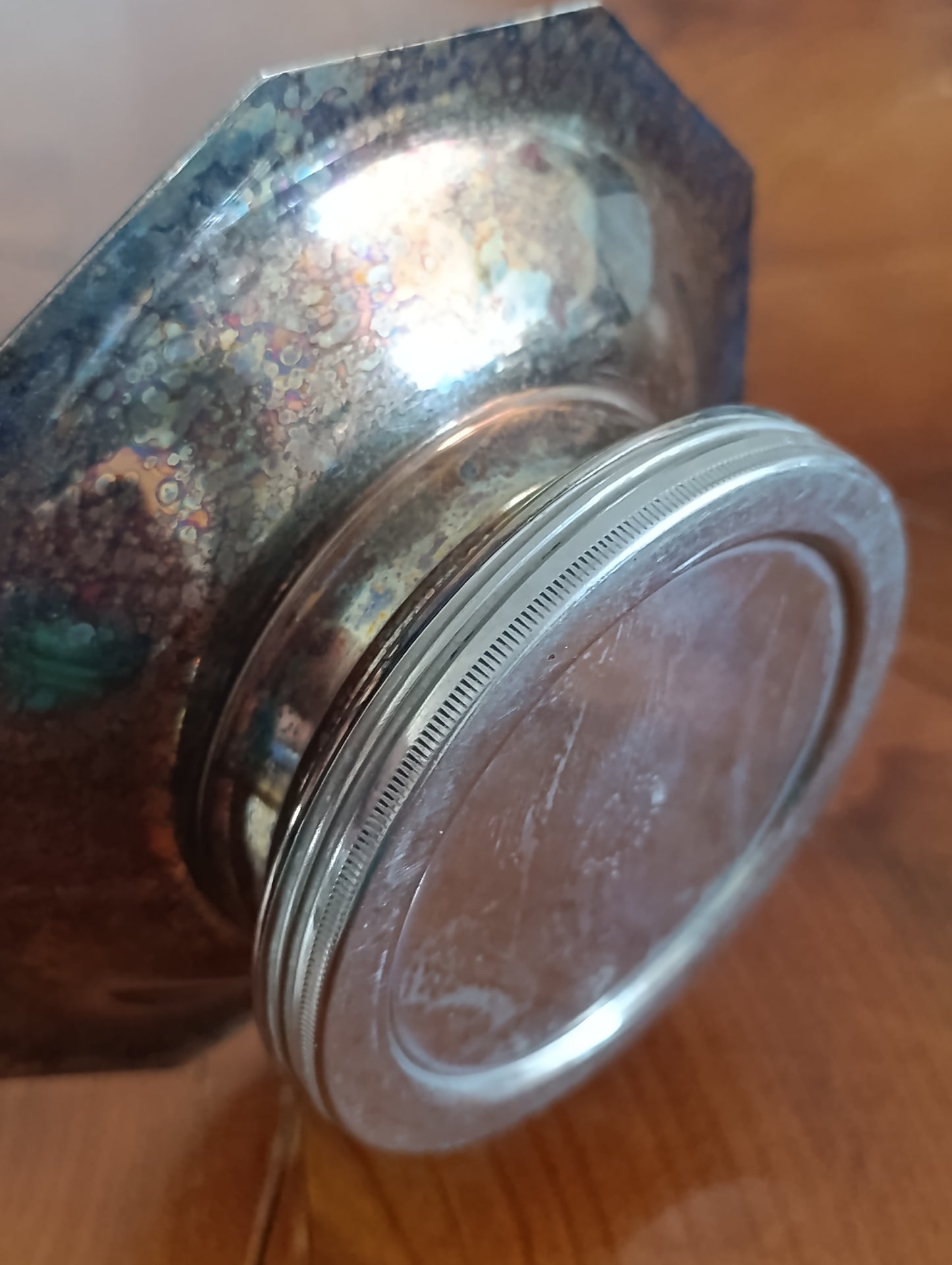 Beurrier à glace ancien Coquillor-Glace métal argenté Art Déco français