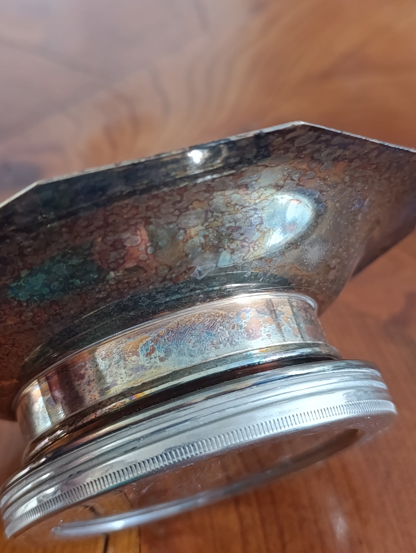 Beurrier à glace ancien Coquillor-Glace métal argenté Art Déco français