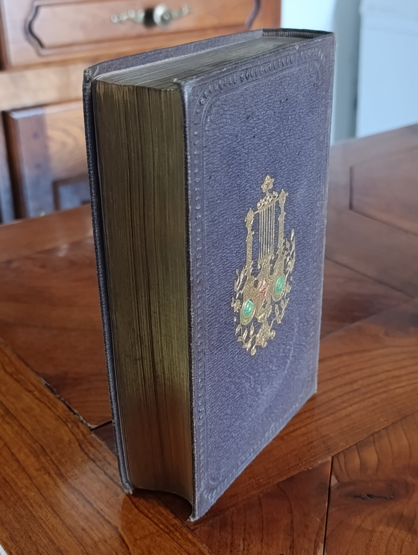 Roland Furieux de L’Arioste – édition illustrée 1847 – reliure romantique dorée