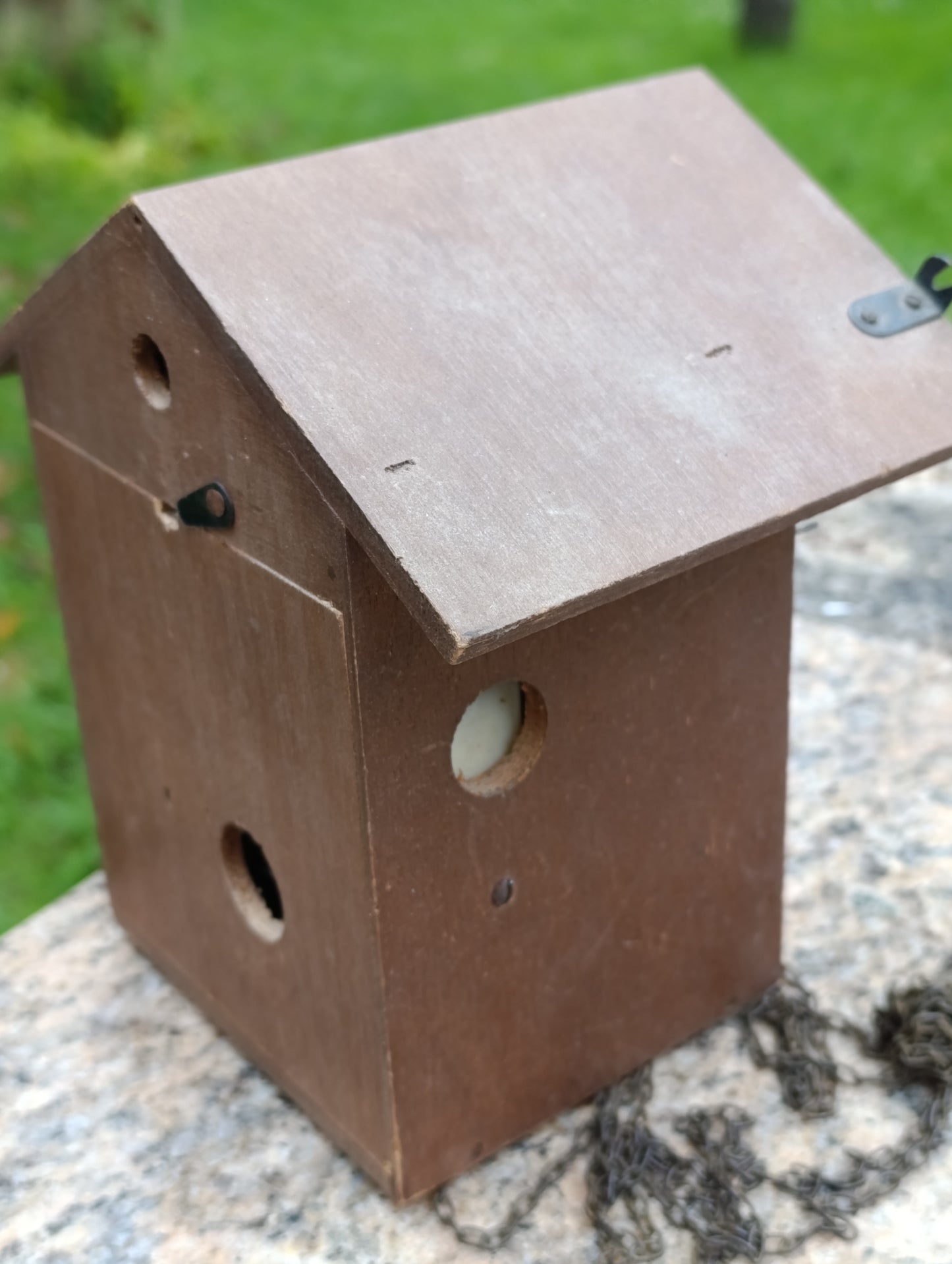 Coucou ancien Regula West Germany en bois avec oiseau animé – Mouvement mécanique à chaînes – À restaurer