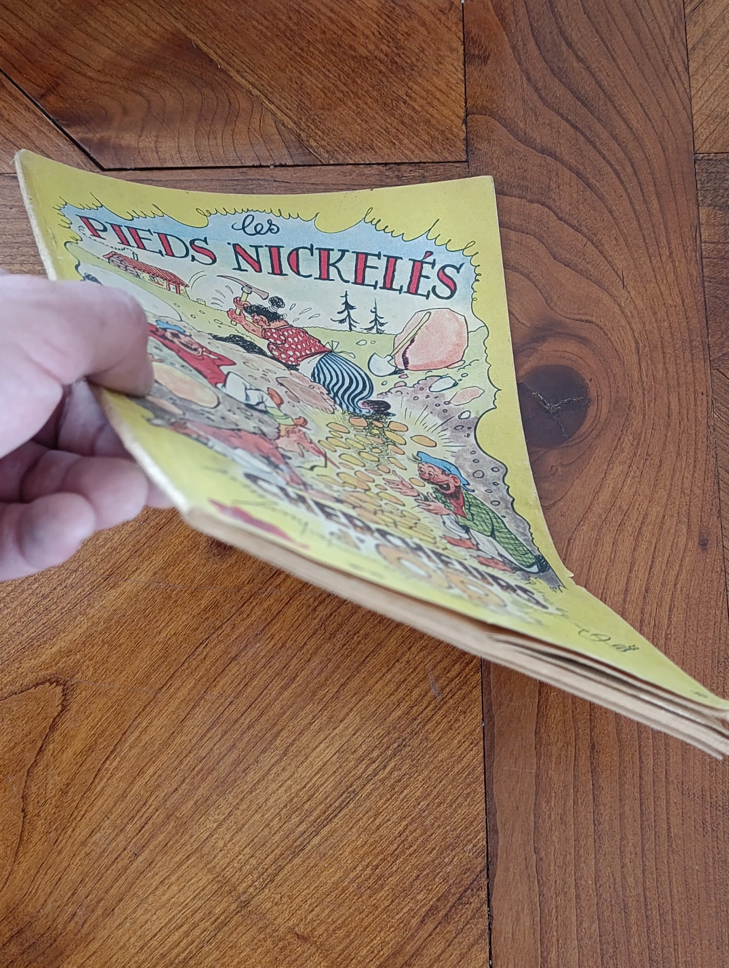 BD ancienne Les Pieds Nickelés Chercheurs d’Or n°19 – bande dessinée vintage Pellos Jeunesse Joyeuse