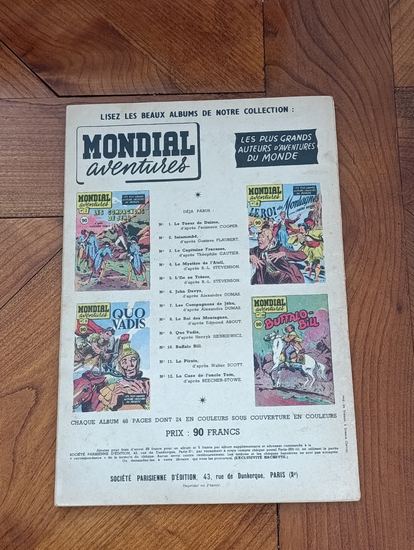 BD ancienne Les Pieds Nickelés Chercheurs d’Or n°19 – bande dessinée vintage Pellos Jeunesse Joyeuse