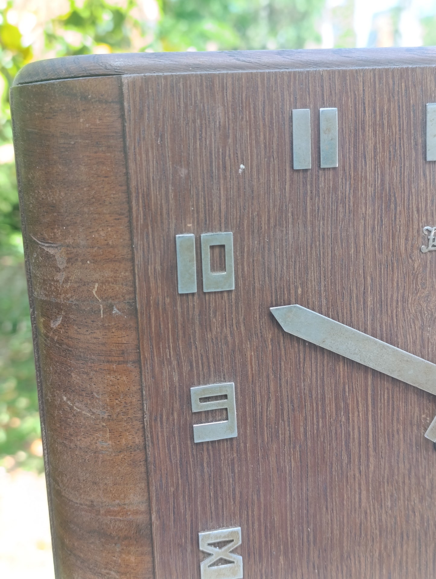 Horloge murale Junghans vintage en bois – style Art Déco / moderniste