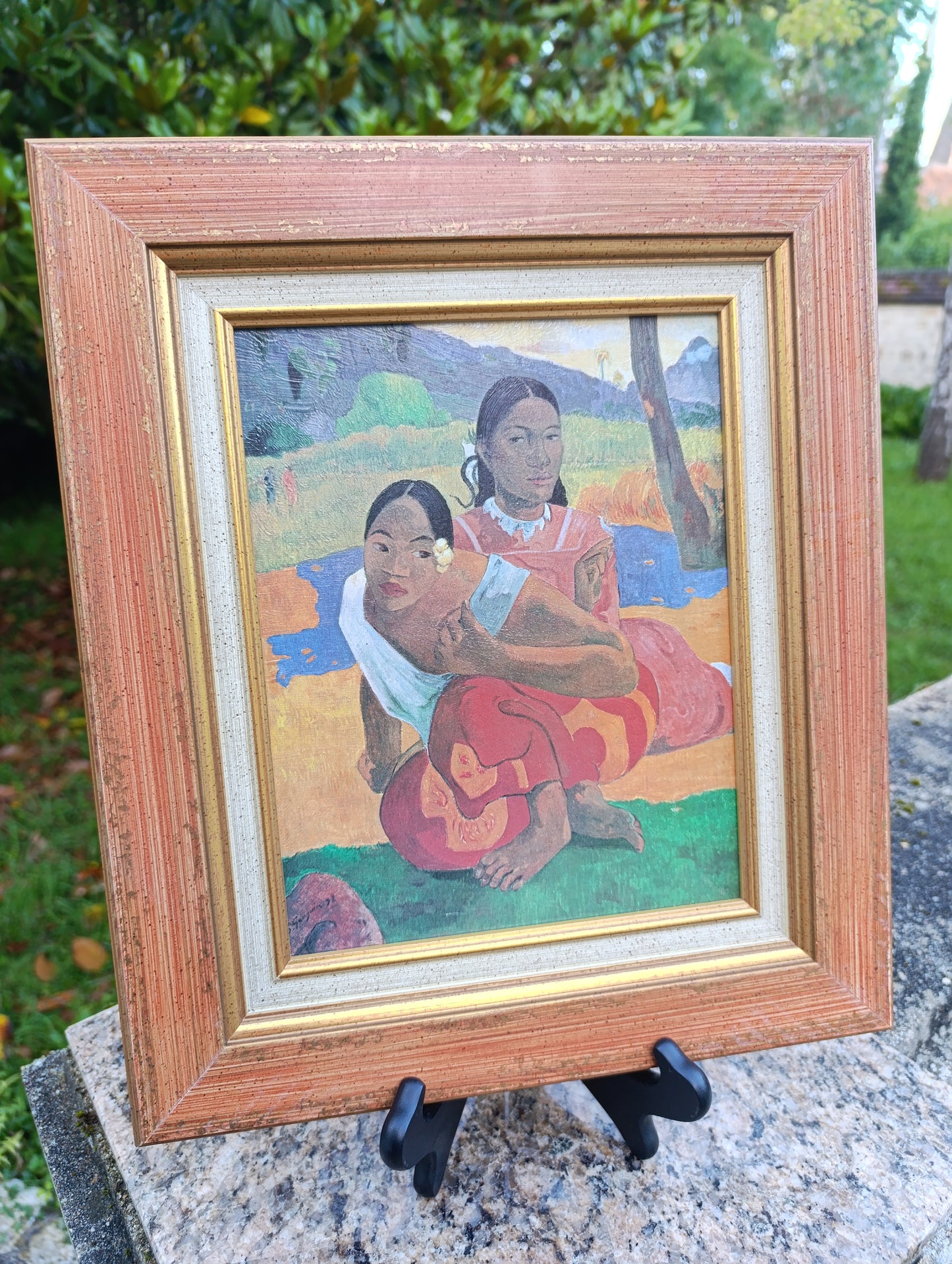 Reproduction encadrée "Femmes tahitiennes" d'après Paul Gauguin