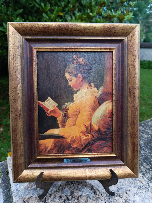 Cadre reproduction J.H. Fragonard – La Liseuse – Encadrements Artistiques Européens