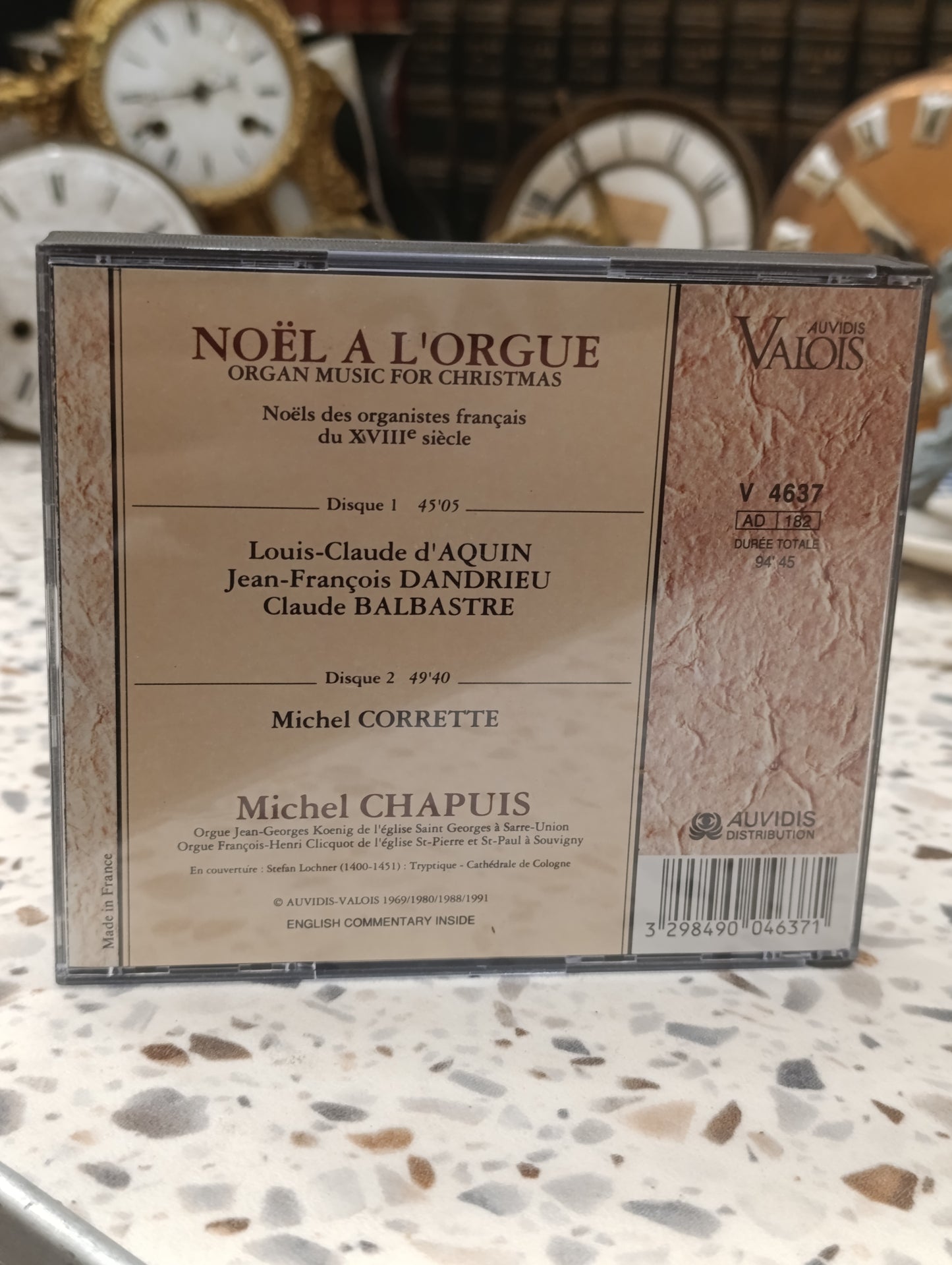 Noël à l'Orgue - Michel Chapuis - 2 CD Musique de Noël