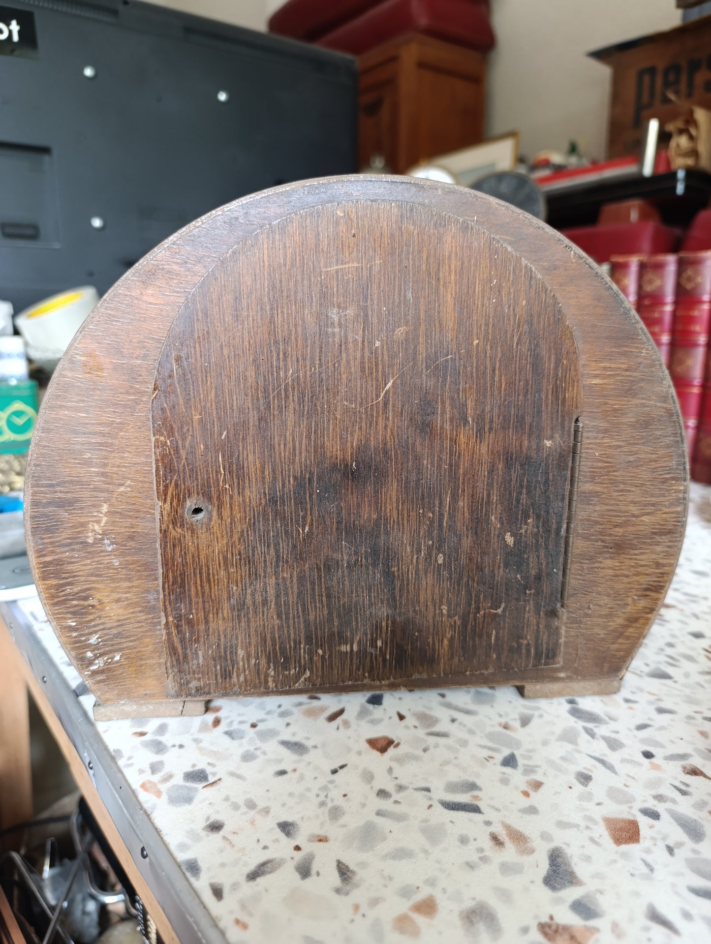 Pendule de cheminée Anvil British Clocks à restaurer – Mouvement mécanique anglais