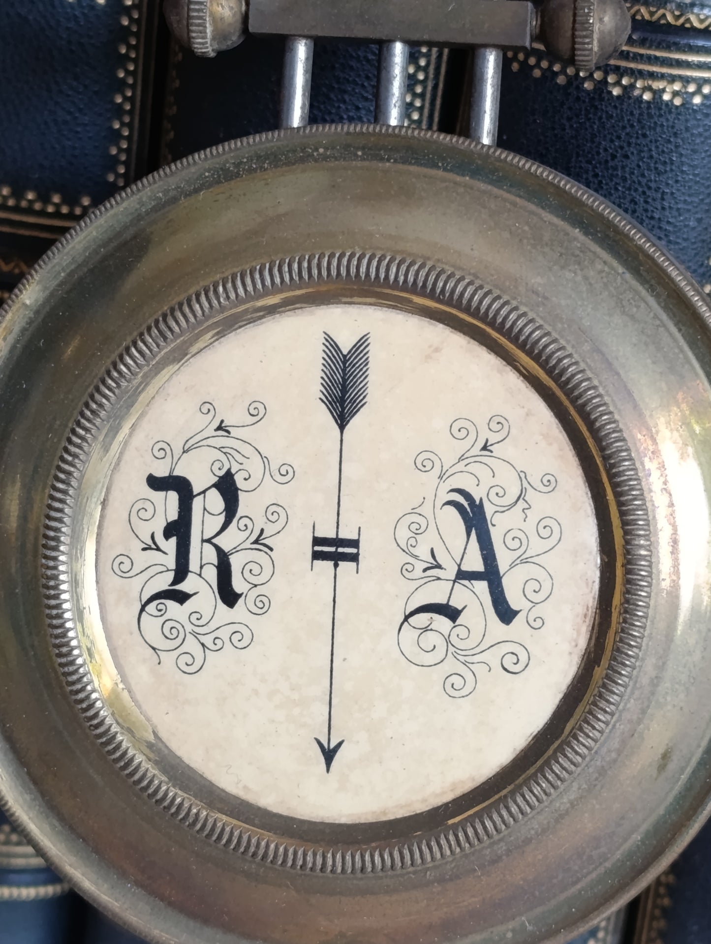 Balancier Régulateur Ancien RA pour Pendule de Précision en Laiton et Acier