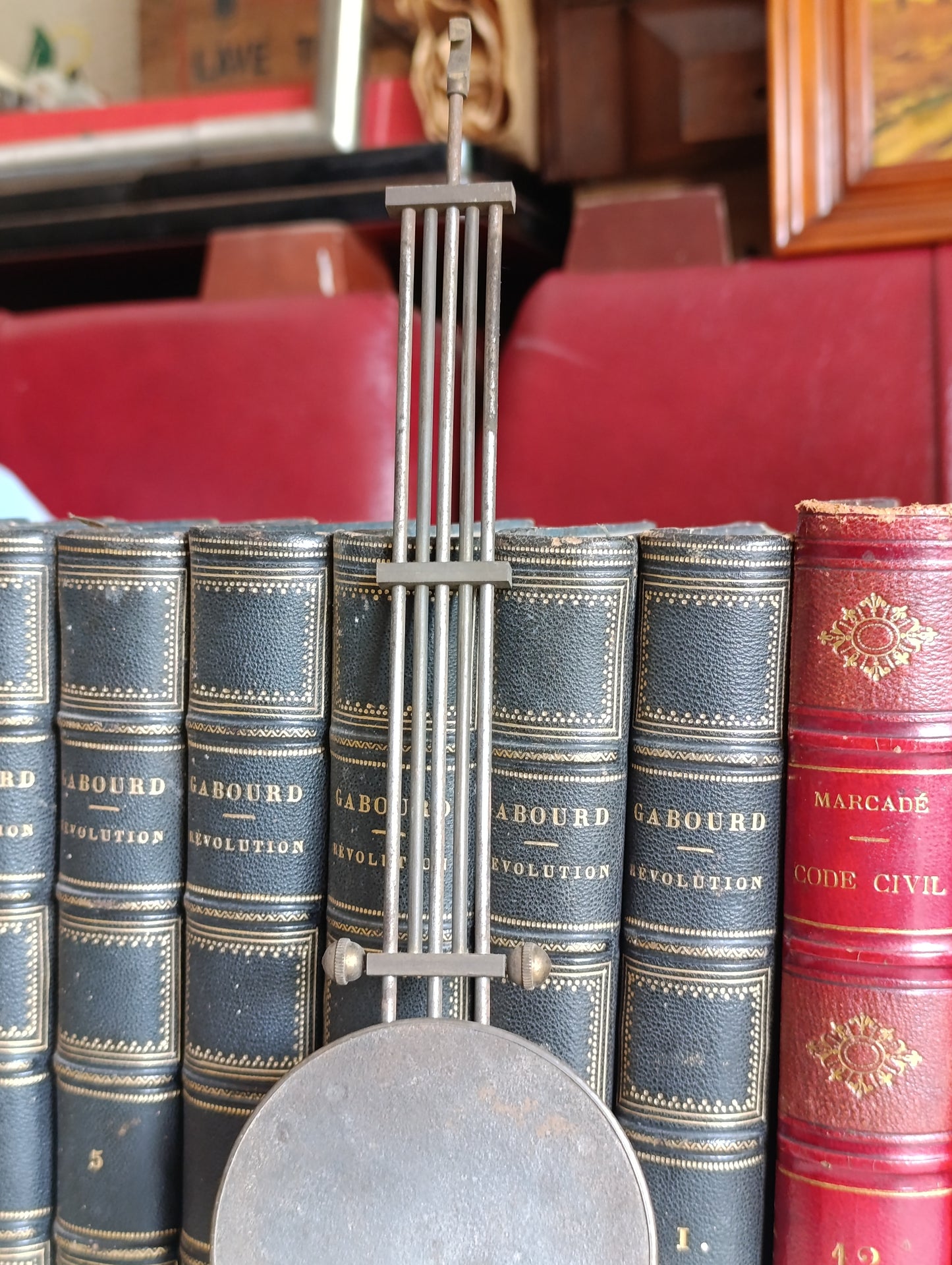 Balancier Régulateur Ancien RA pour Pendule de Précision en Laiton et Acier