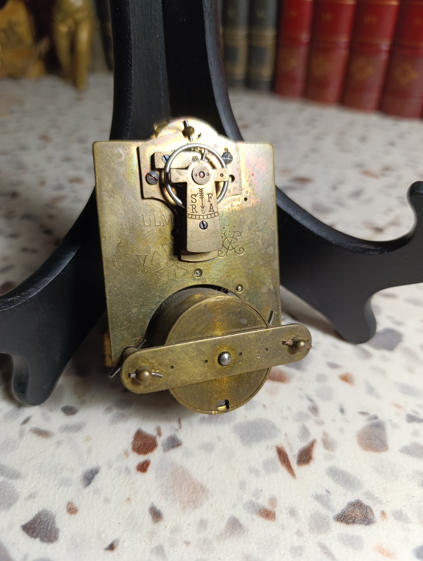 Mouvement ancien de pendule CULMINA avec balancier – Sonnerie mécanique – Pour pièces