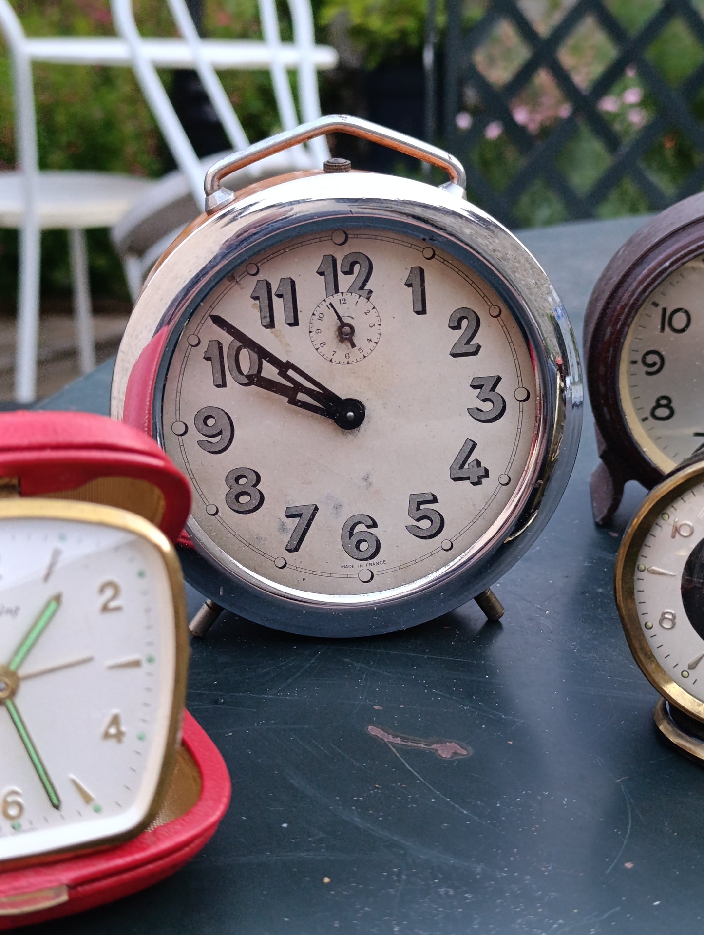 Lot de 6 réveils mécaniques vintage anciens pour pièces ou restauration