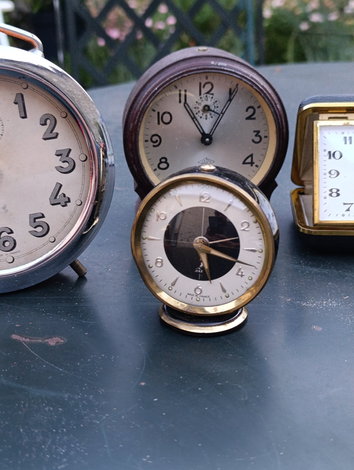 Lot de 6 réveils mécaniques vintage anciens pour pièces ou restauration