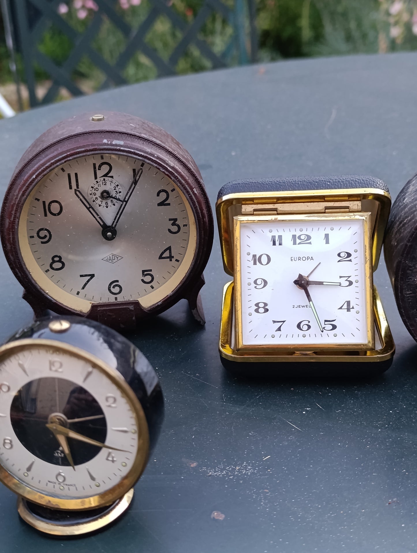 Lot de 6 réveils mécaniques vintage anciens pour pièces ou restauration