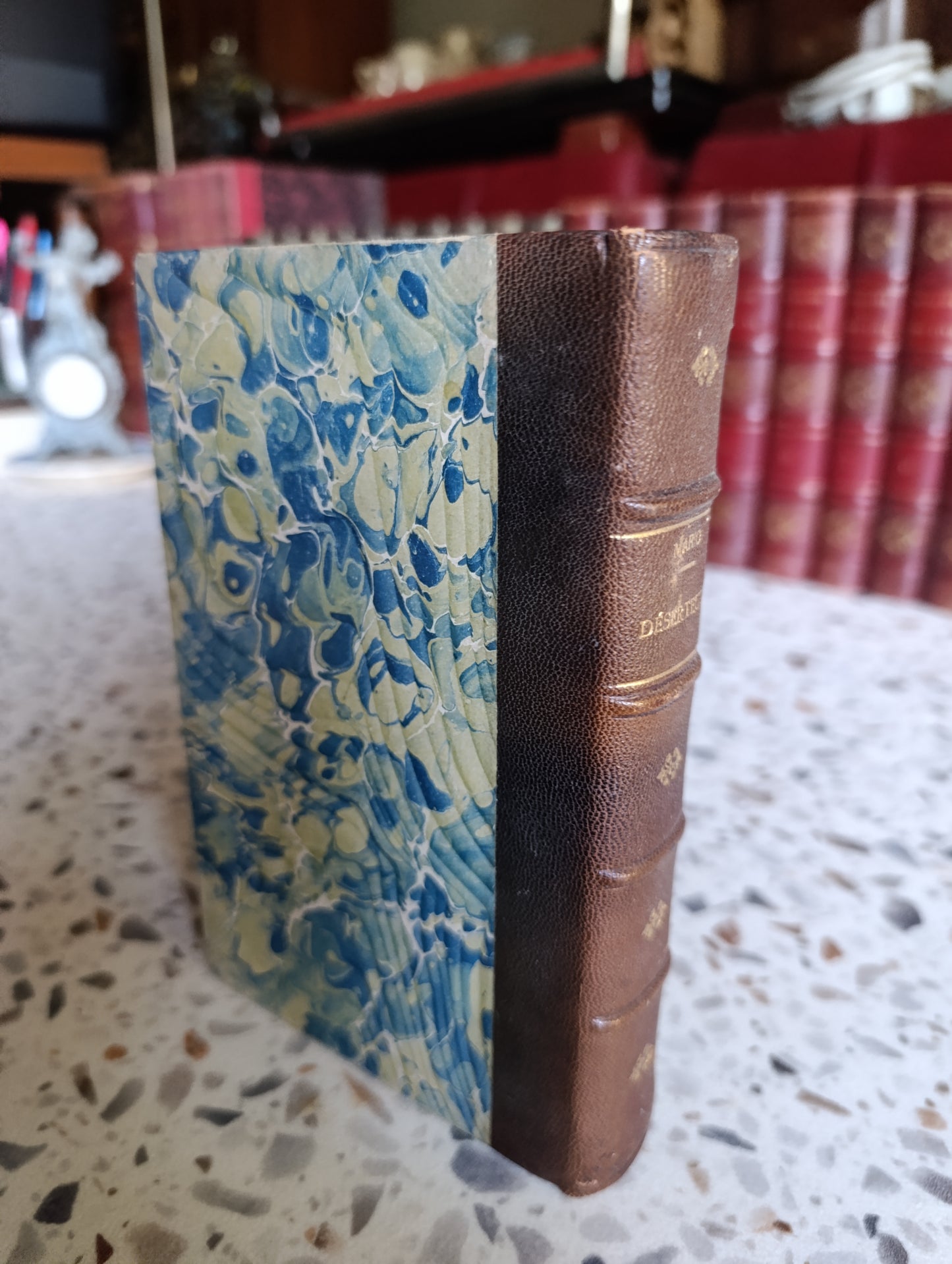 Déserteur – Marc Mario – Édition originale de 1900 – Reliure demi-cuir