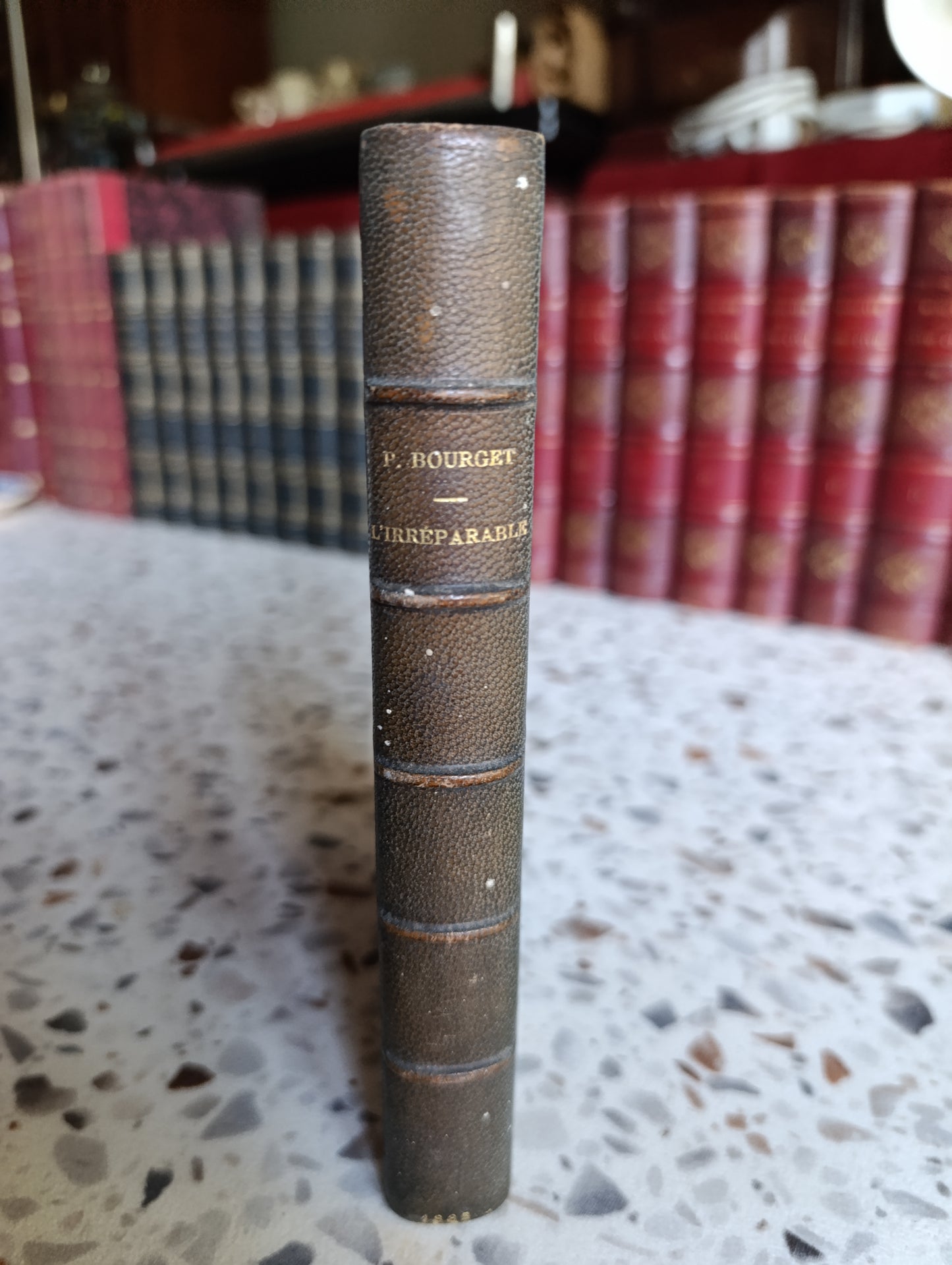 Paul Bourget – L'Irréparable – Quatrième édition (1885) – Reliure demi-chagrin