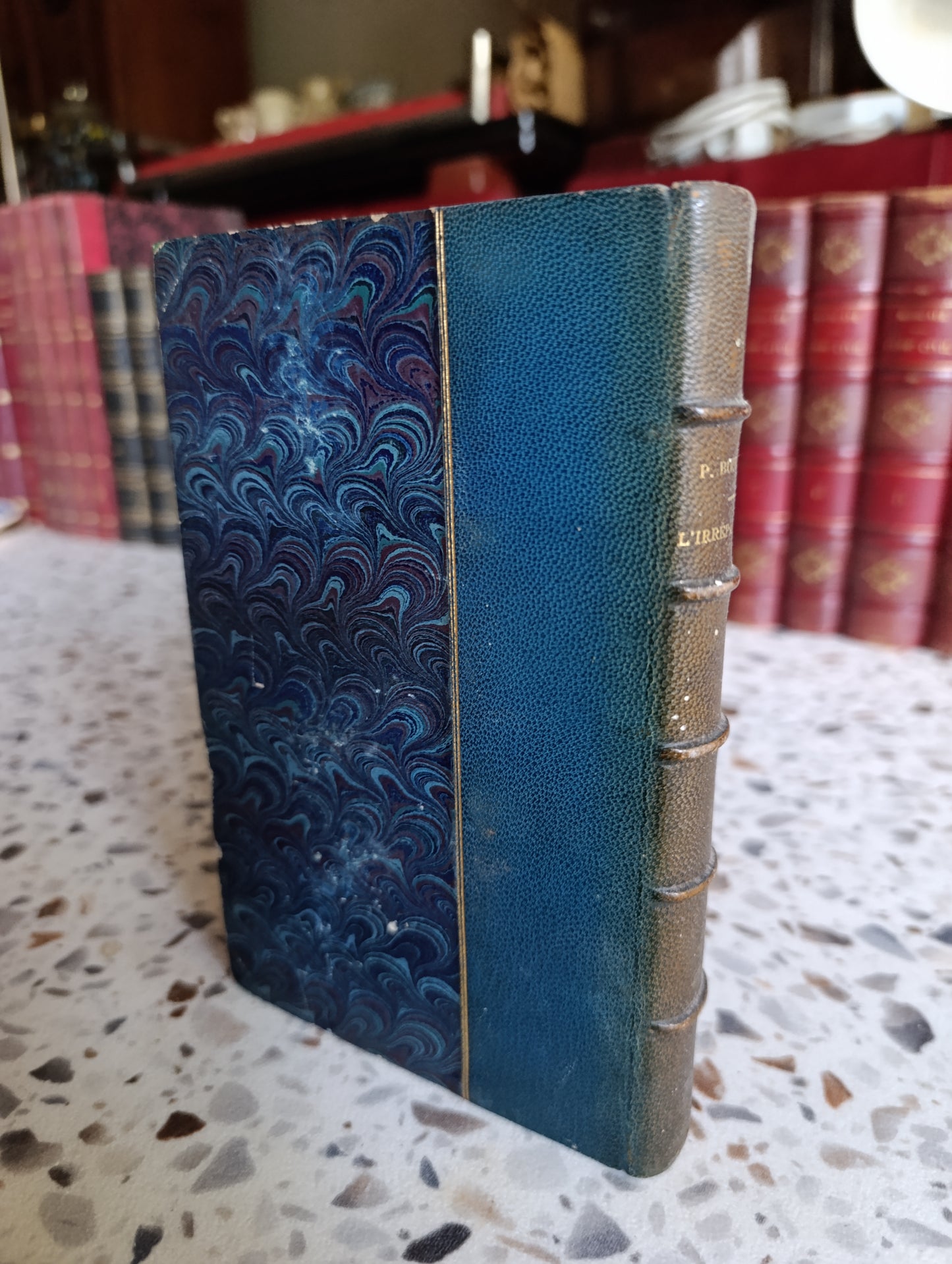 Paul Bourget – L'Irréparable – Quatrième édition (1885) – Reliure demi-chagrin