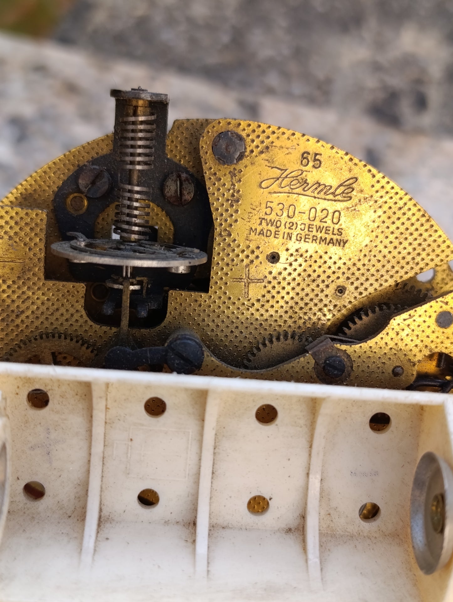 Mouvement d'horloge Hermle Jewels électromécanique – pour pièces ou restauration