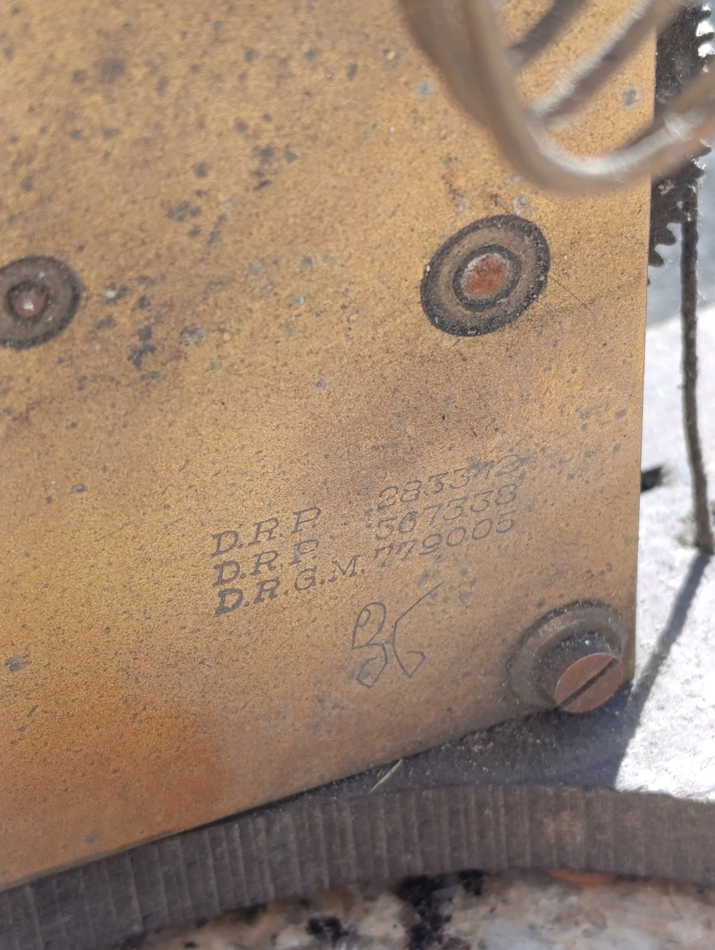 Mouvement ancien de carillon Enzle 3 trains – mécanisme d’horloge à restaurer – pièce détachée