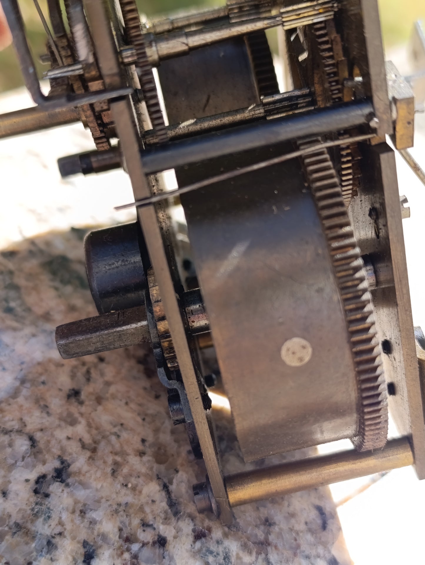 Mouvement d’horloge ancien ODO – fabrication française – pièce détachée