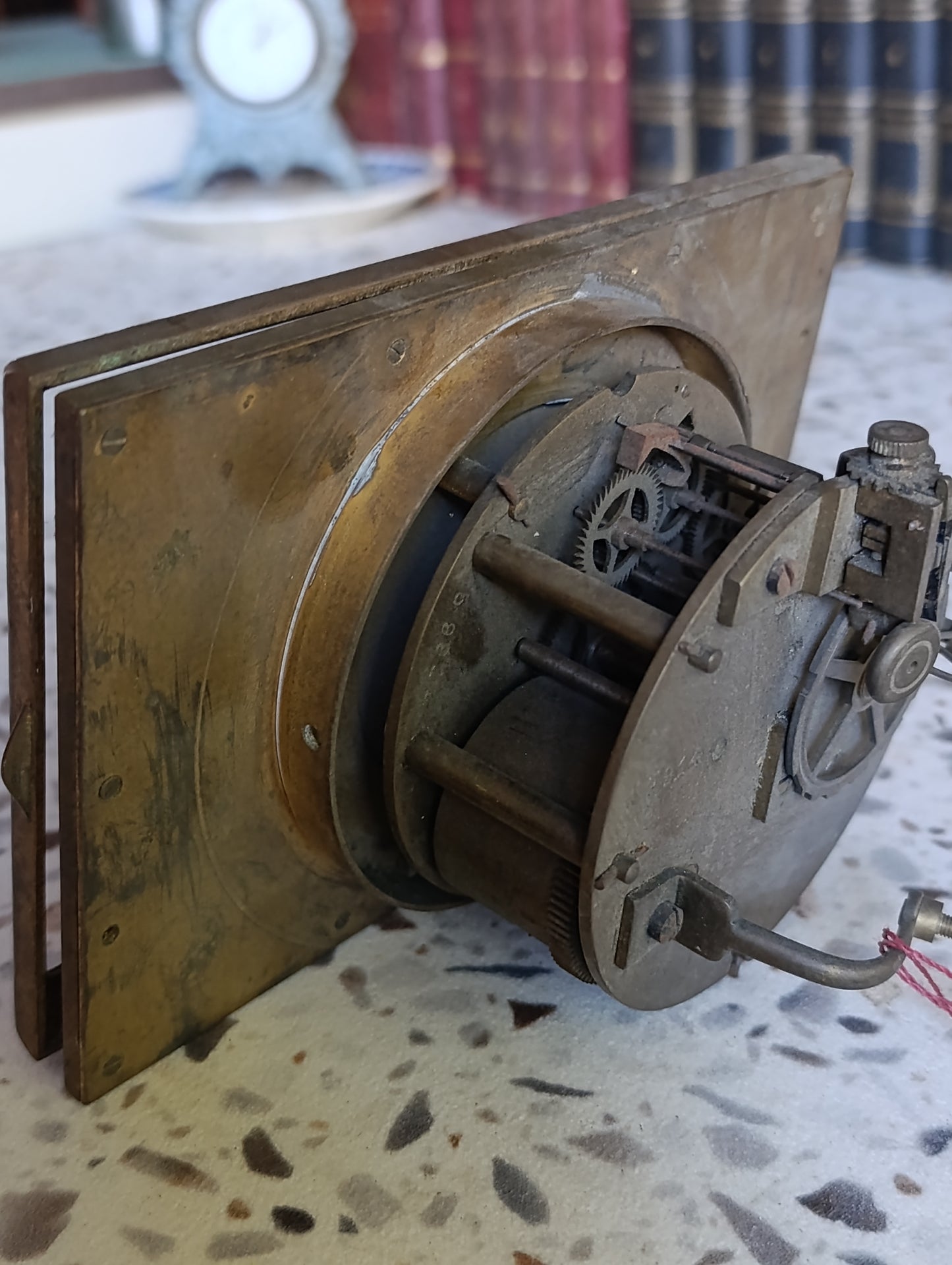 Mouvement de pendule Art Déco Dufour-Brassart Arras avec cadran d’origine