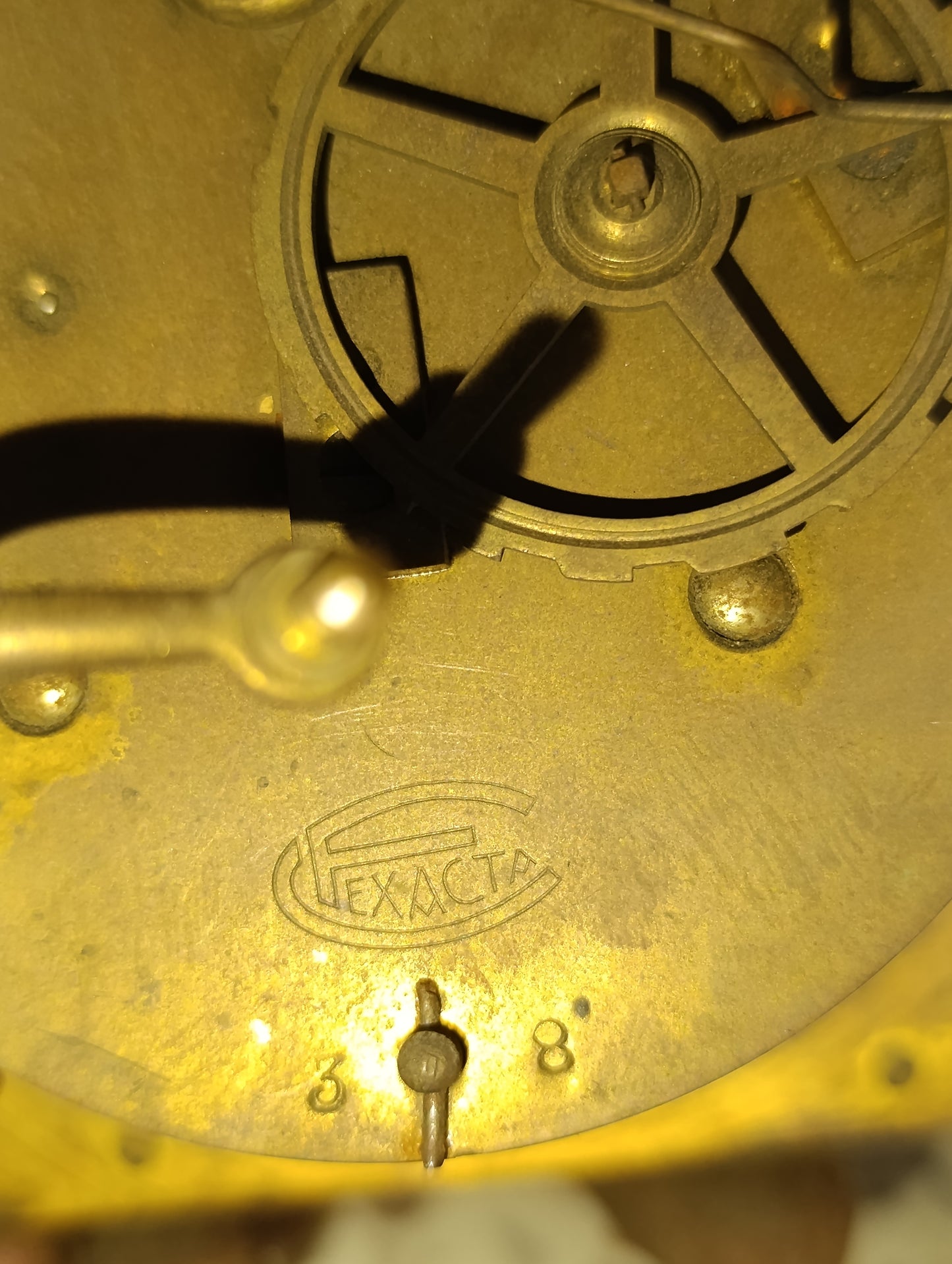 Mouvement de pendule Art Déco Dufour-Brassart Arras avec cadran d’origine
