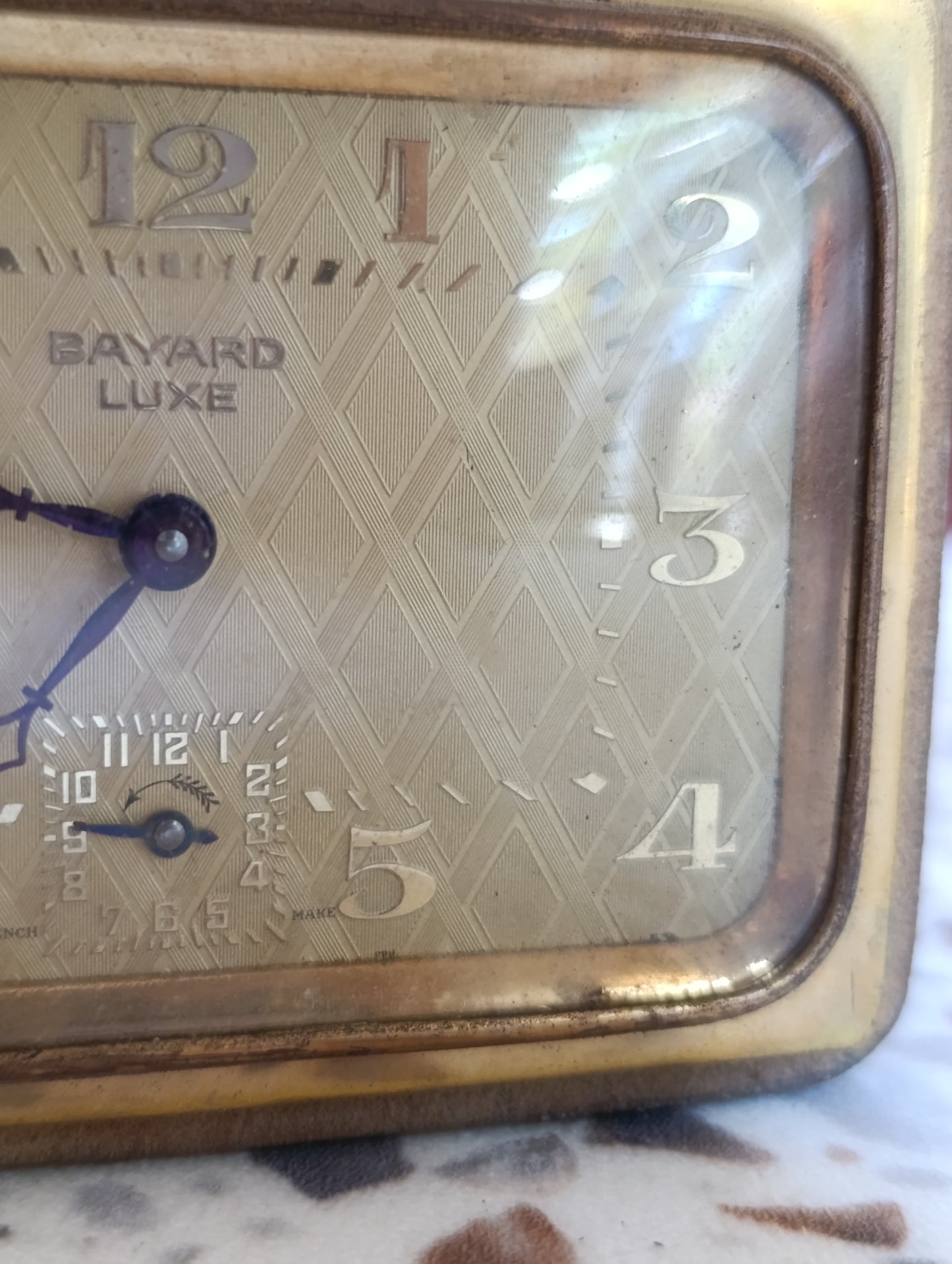 Réveil Bayard Luxe mécanique ancien silencieux – Fabrication française