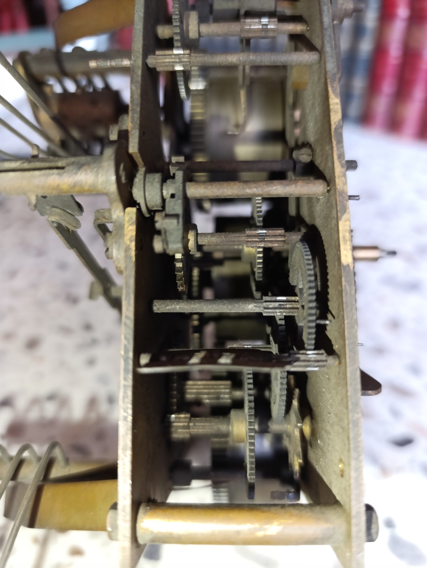 Mouvement d’horloge carillon Fontenoy Made in France 43/110 À remonter