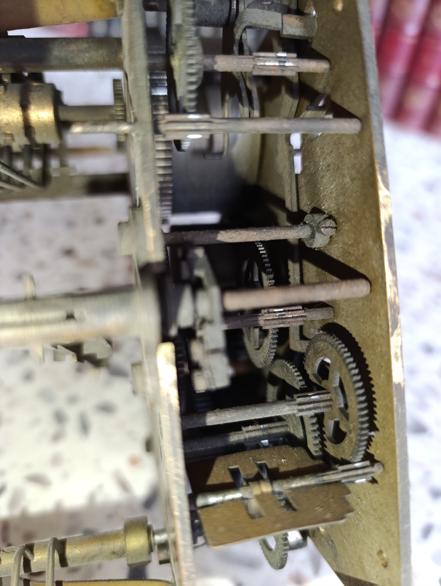 Mouvement d’horloge carillon Fontenoy Made in France 43/110 À remonter