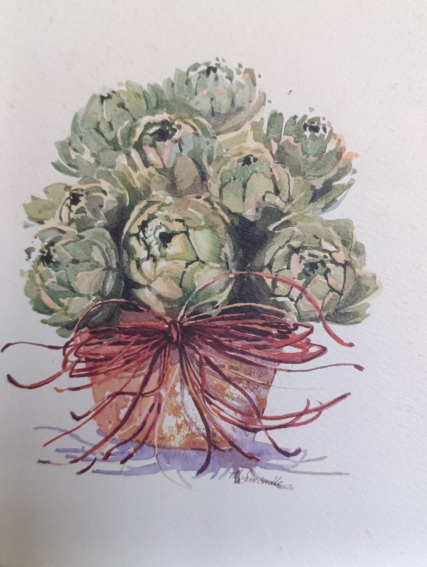 Lot de 2 tableaux décoratifs encadrés 29,5 x 29,5 cm