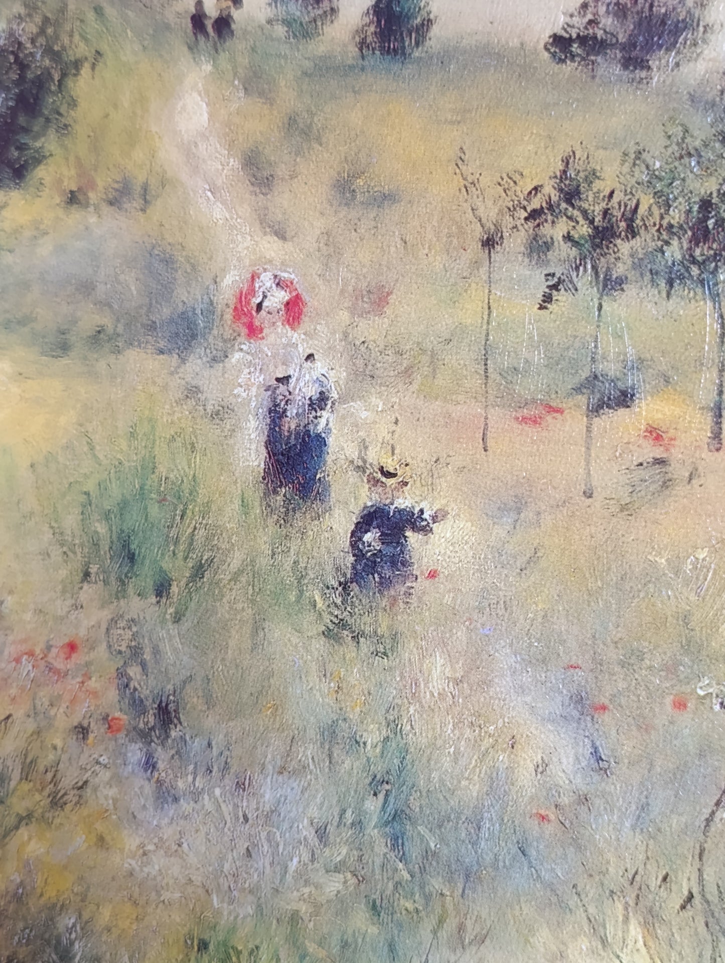 Tableau décoratif paysage impressionniste style Renoir encadré – 36 x 31 cm