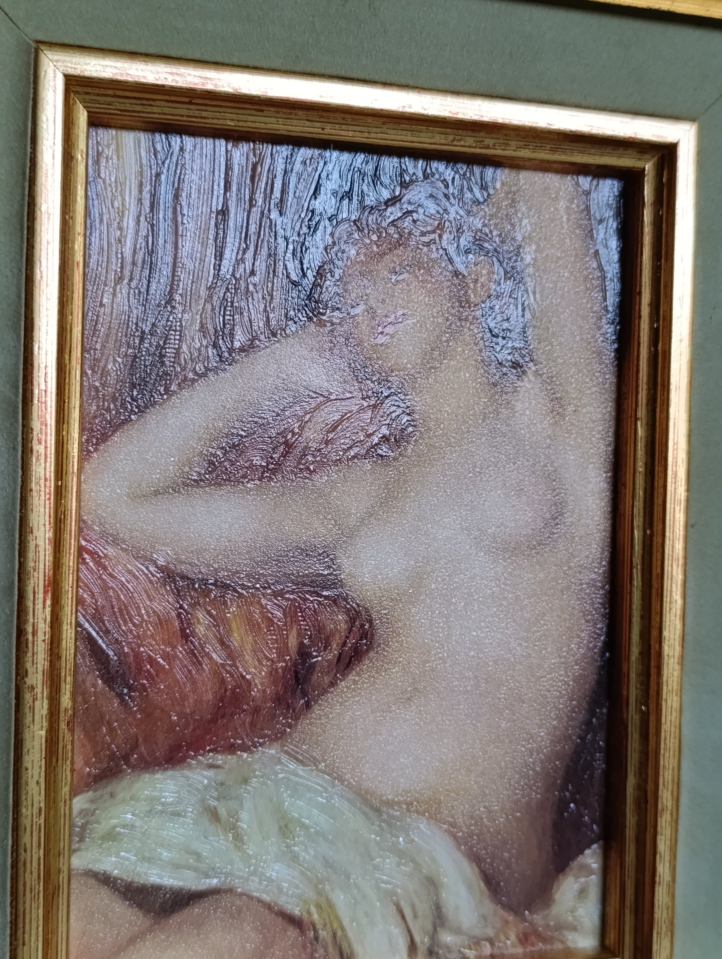 Reproduction encadrée P. A. Renoir – Nu féminin – Tableau décoratif style impressionniste