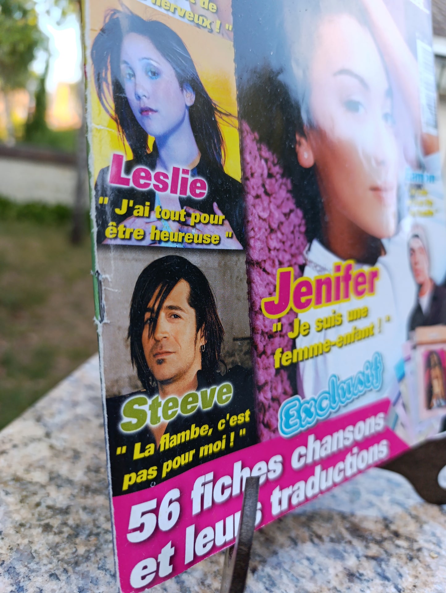 Magazine Prime Song Star n°2 – Jenifer, K-Maro, Leslie, Steeve, Eamon – 56 fiches chansons
