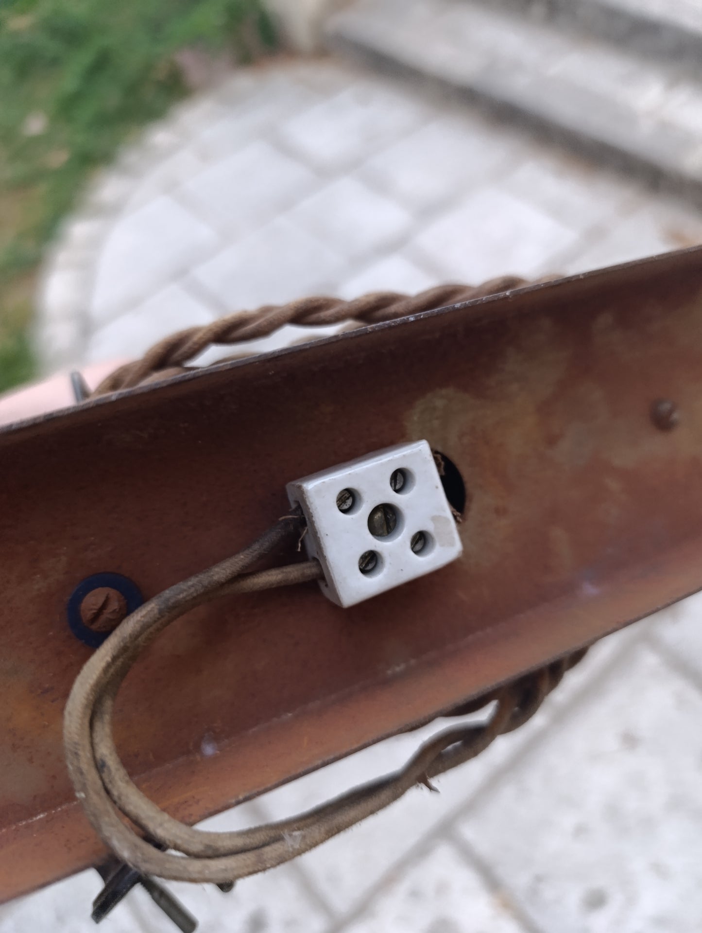 Ancien grille-pain électrique vintage en métal – Années 1940-1960