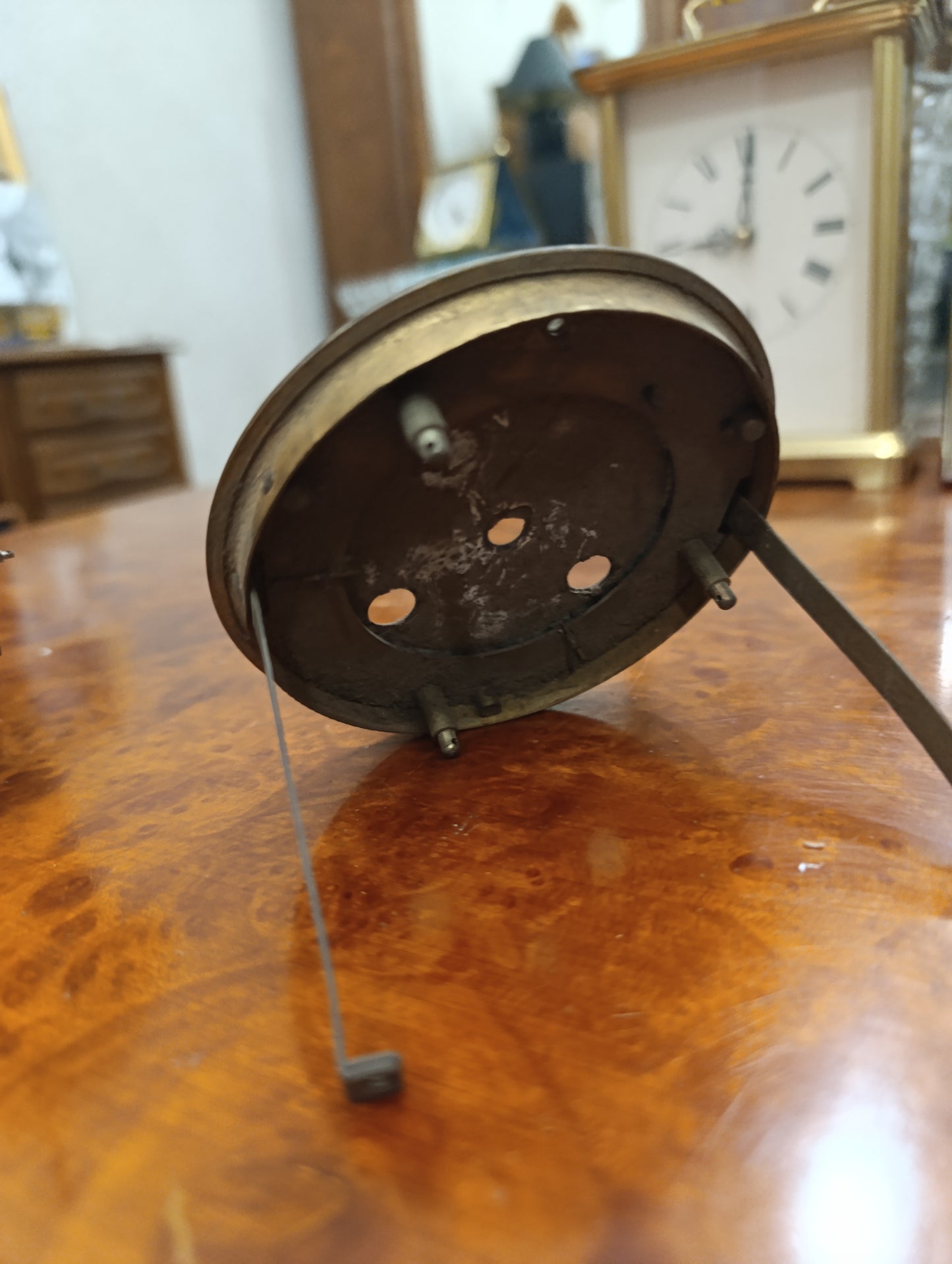 Mouvement d'horloge ancien Vve Dupuis Elbeuf avec cadran émaillé – À restaurer